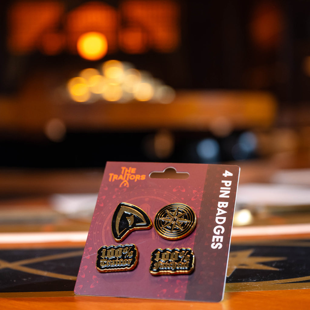 The Traitors Pin Badges