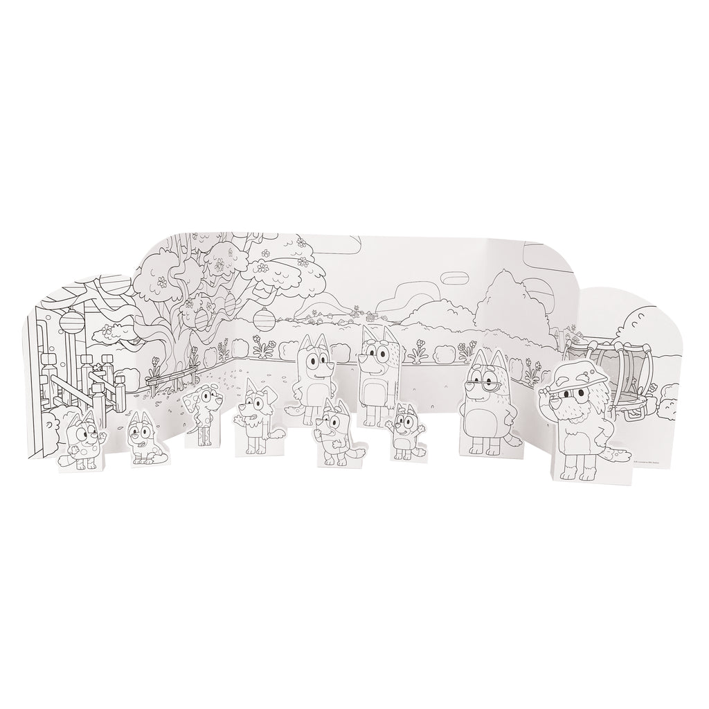 Bluey Build, Colour & Play