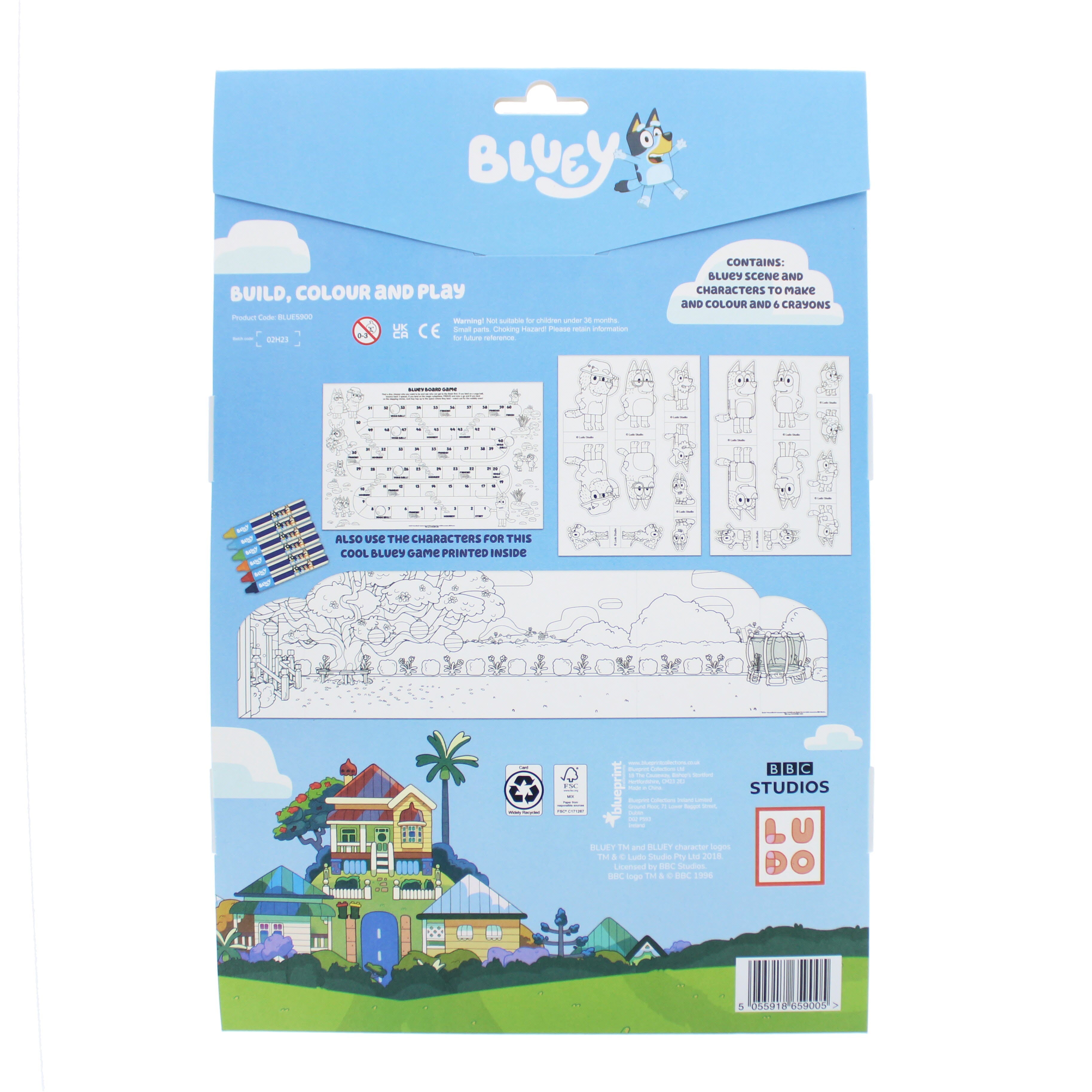Bluey Build, Colour & Play