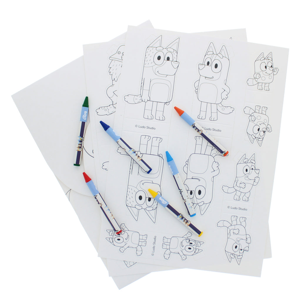 Bluey Build, Colour & Play