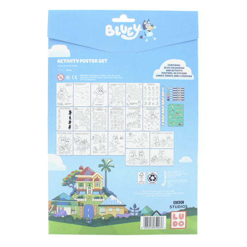 Bluey Poster Activity Set