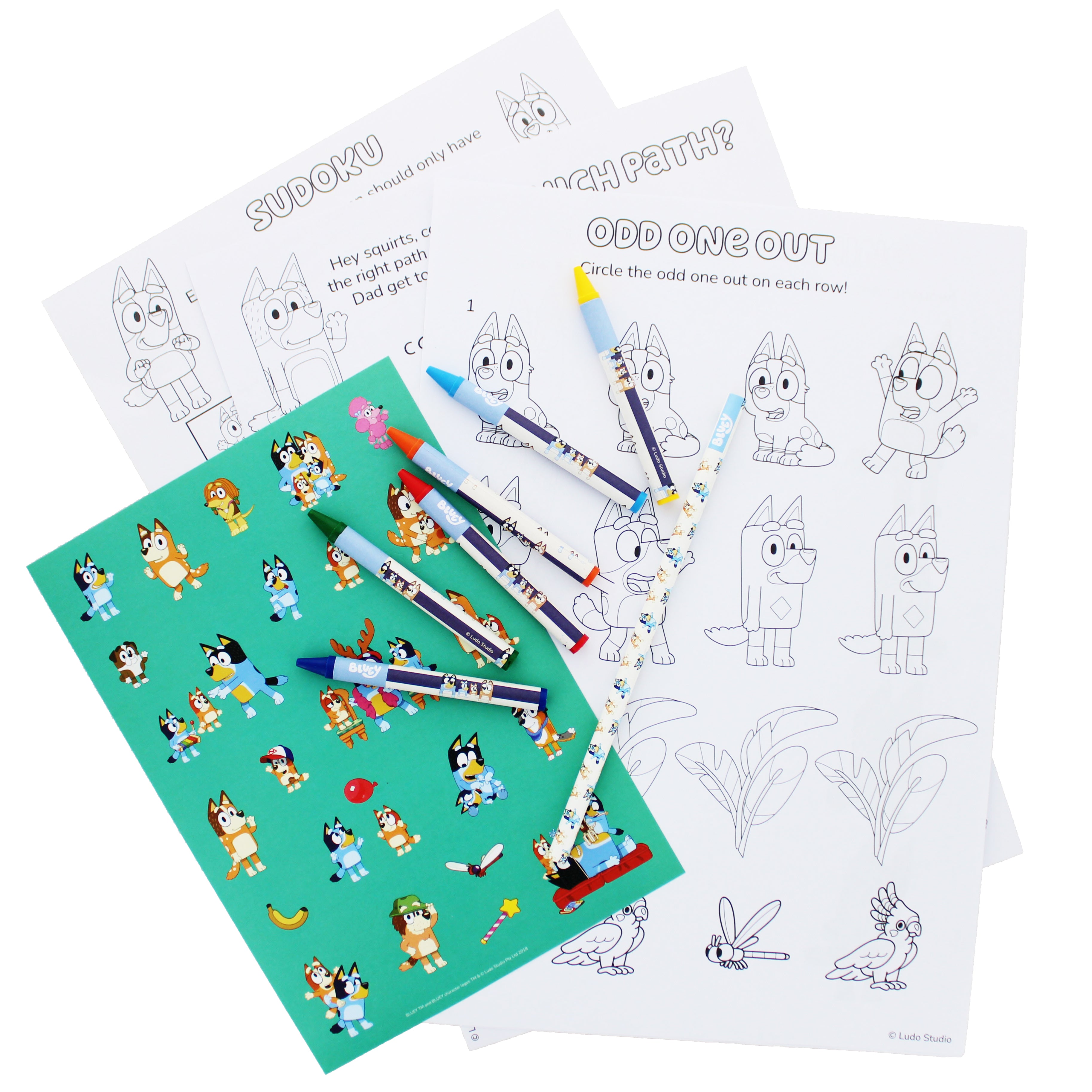 Bluey Poster Activity Set