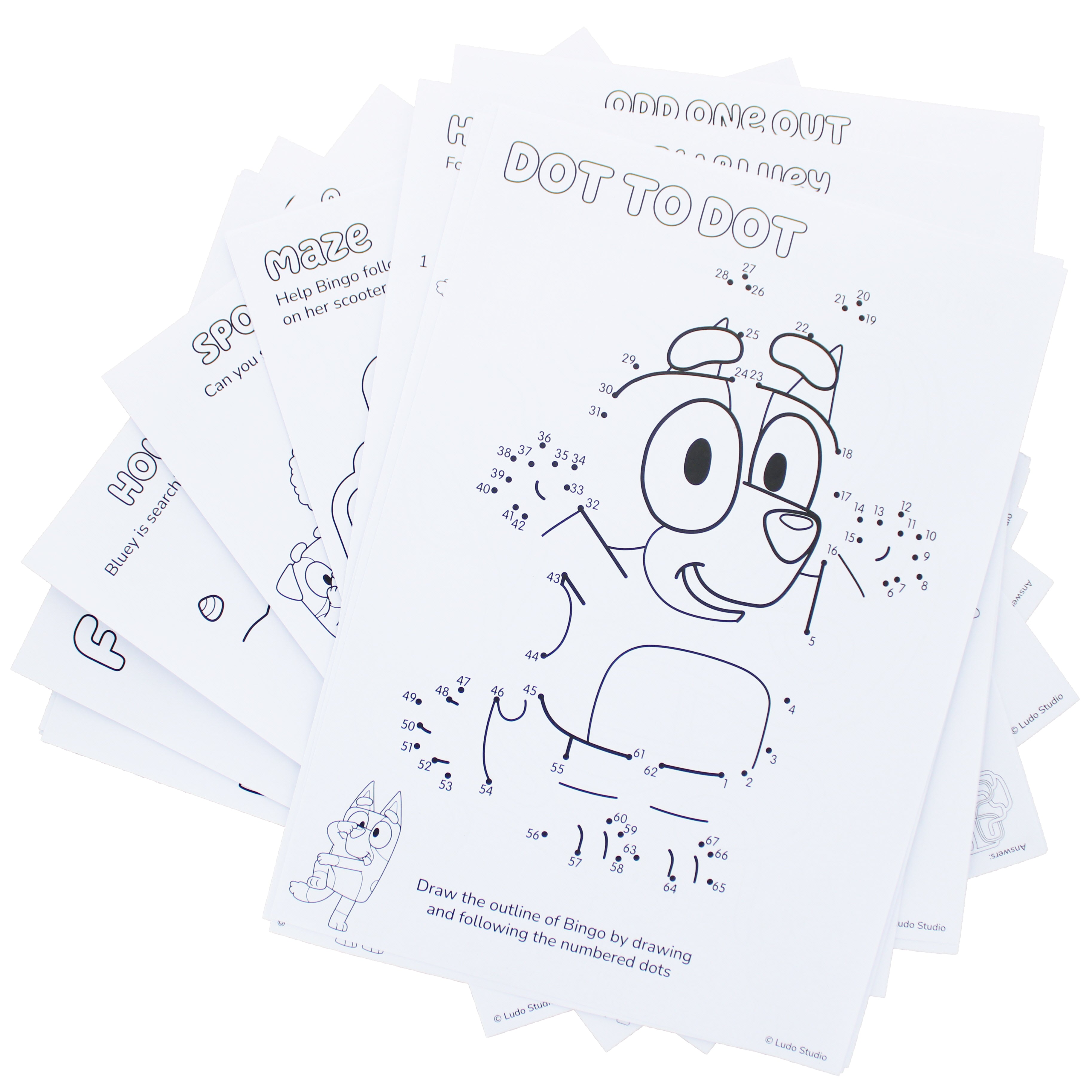 Bluey Poster Activity Set