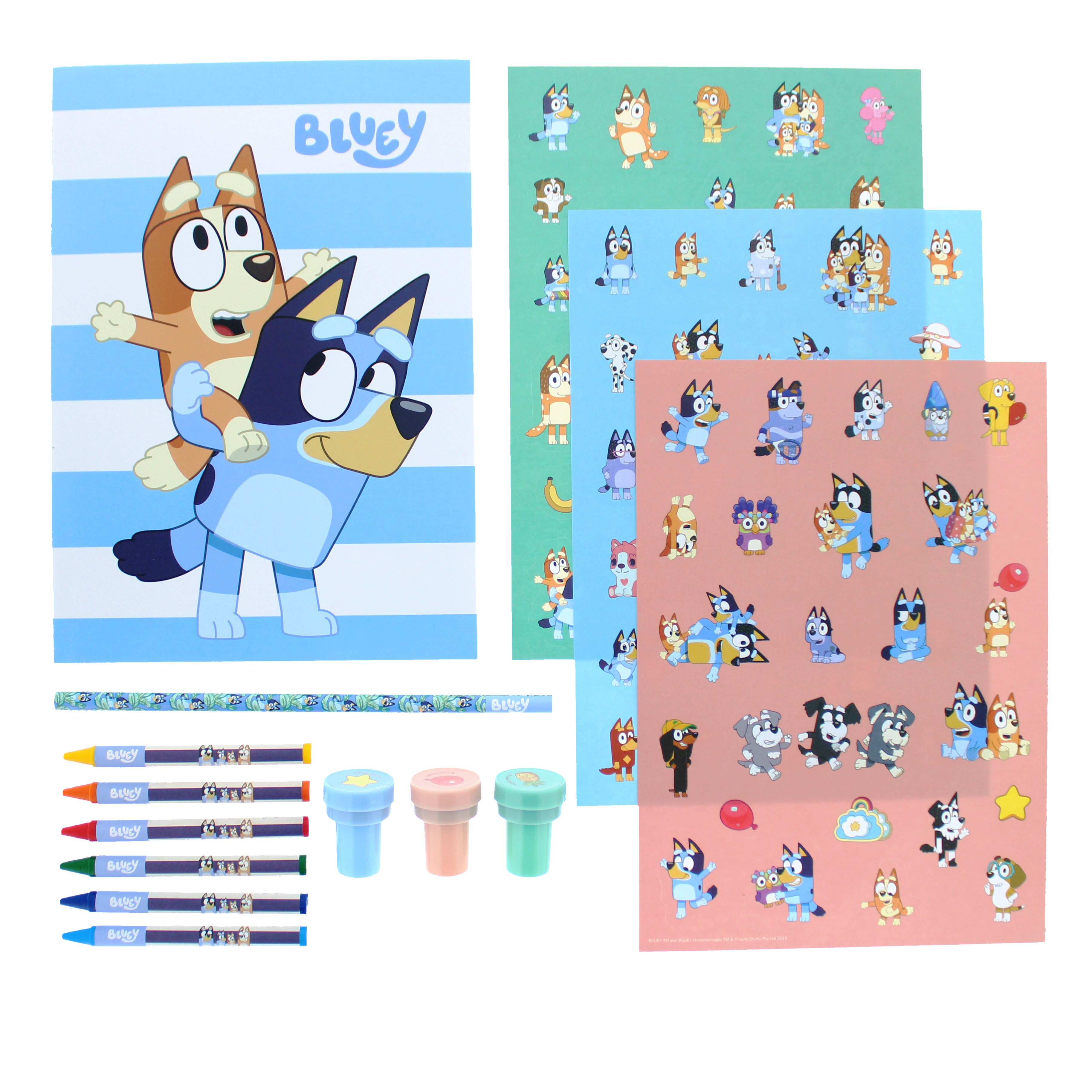 Bluey Stick & Stamp Set