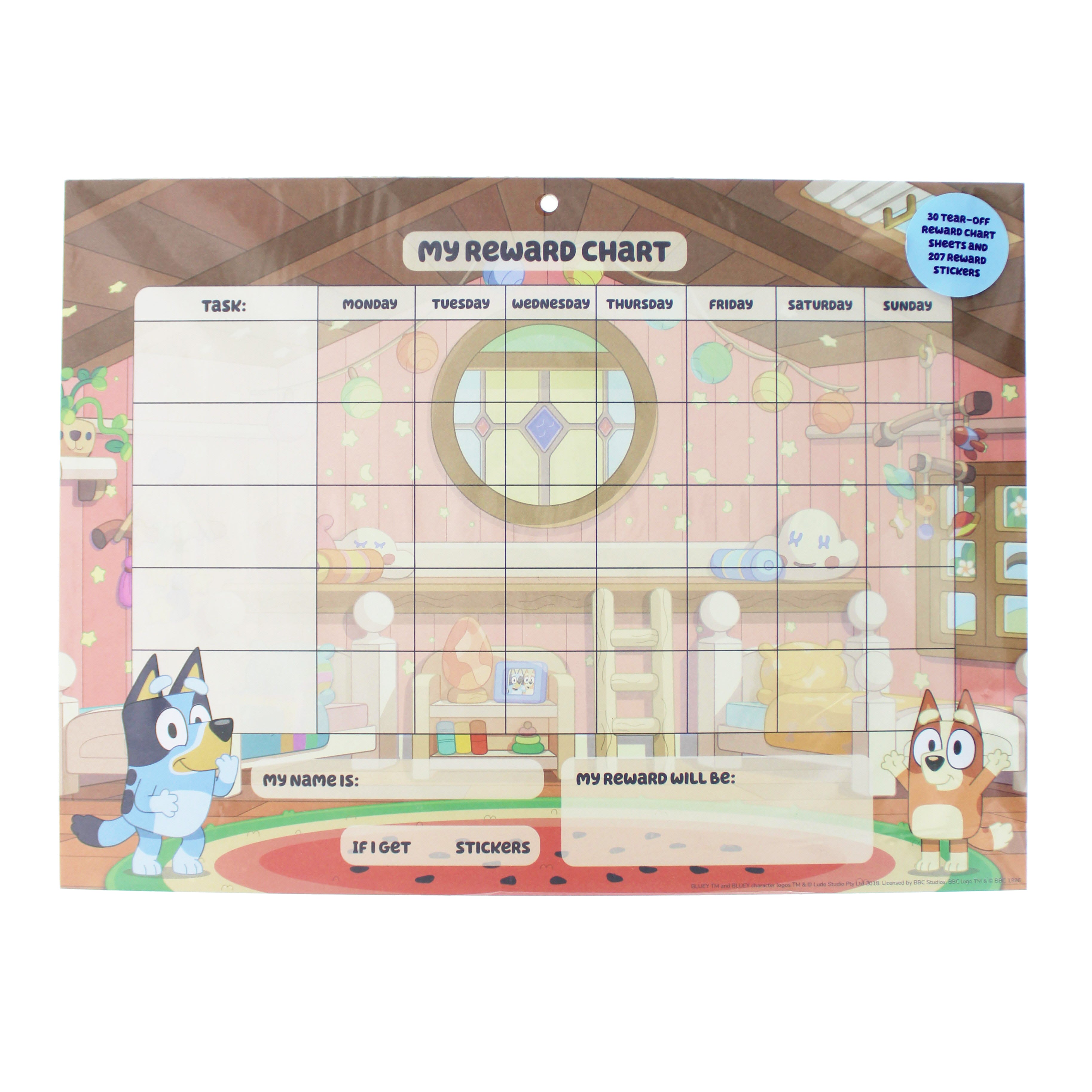 Bluey Reward Chart