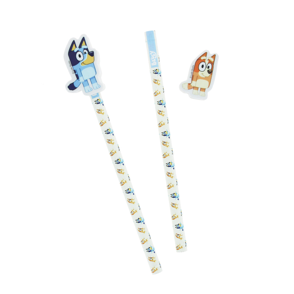 Bluey Pencil & Eraser Set