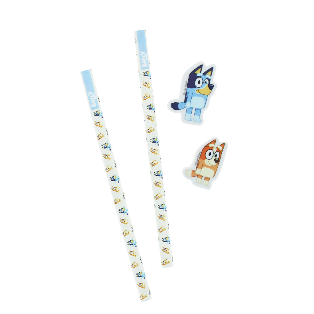 Bluey Pencil & Eraser Set