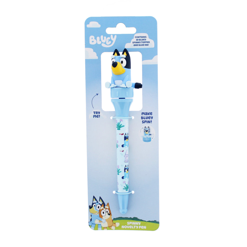 Bluey Spinny Pen