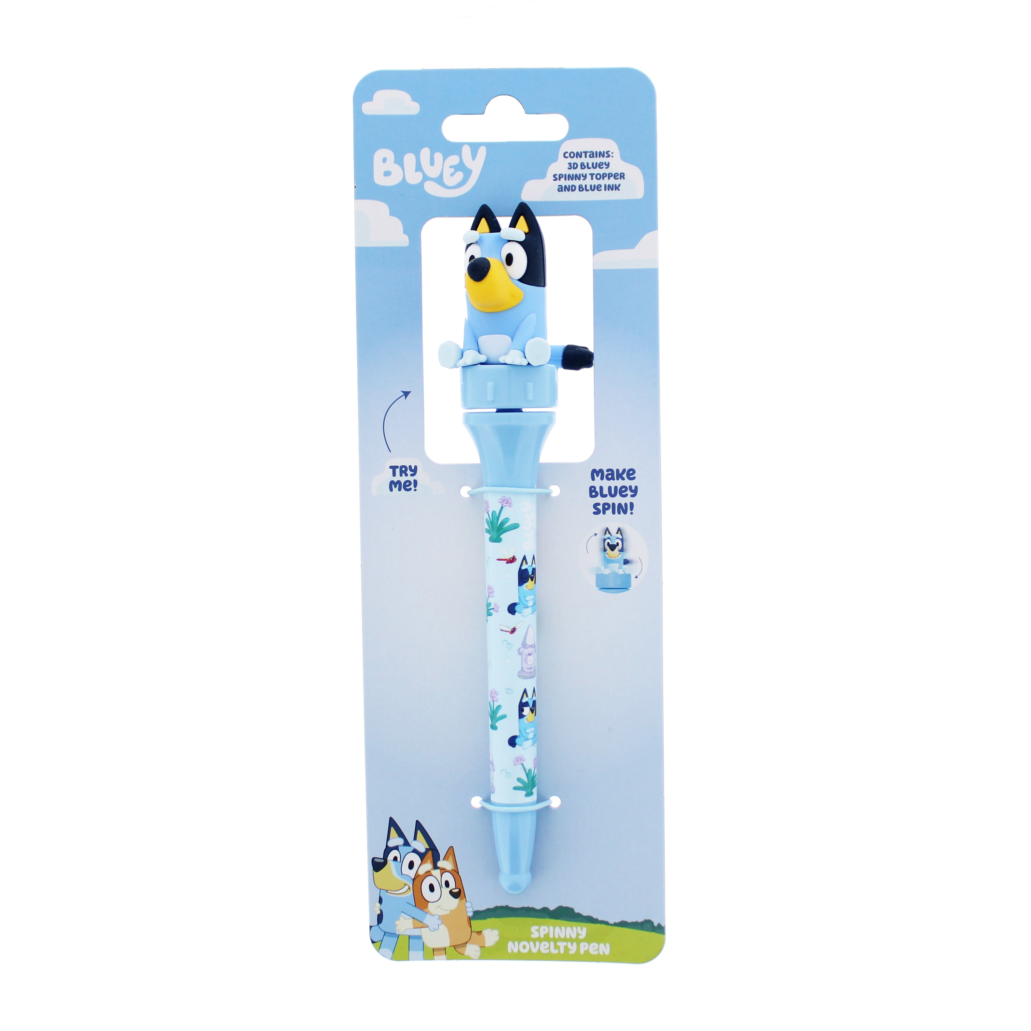 Bluey Spinny Pen
