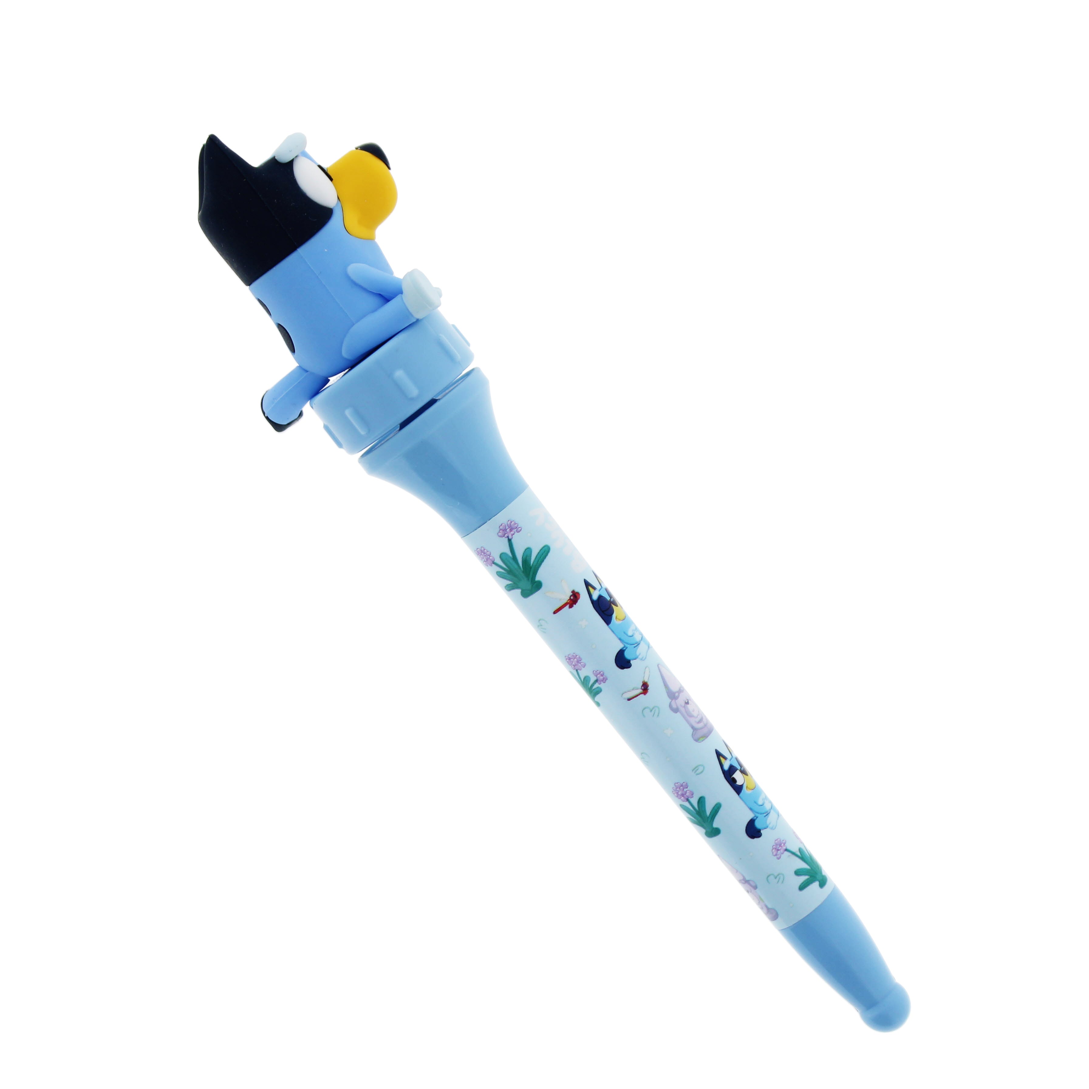 Bluey Spinny Pen
