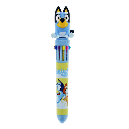Bluey 10 Colour Spinny Pen