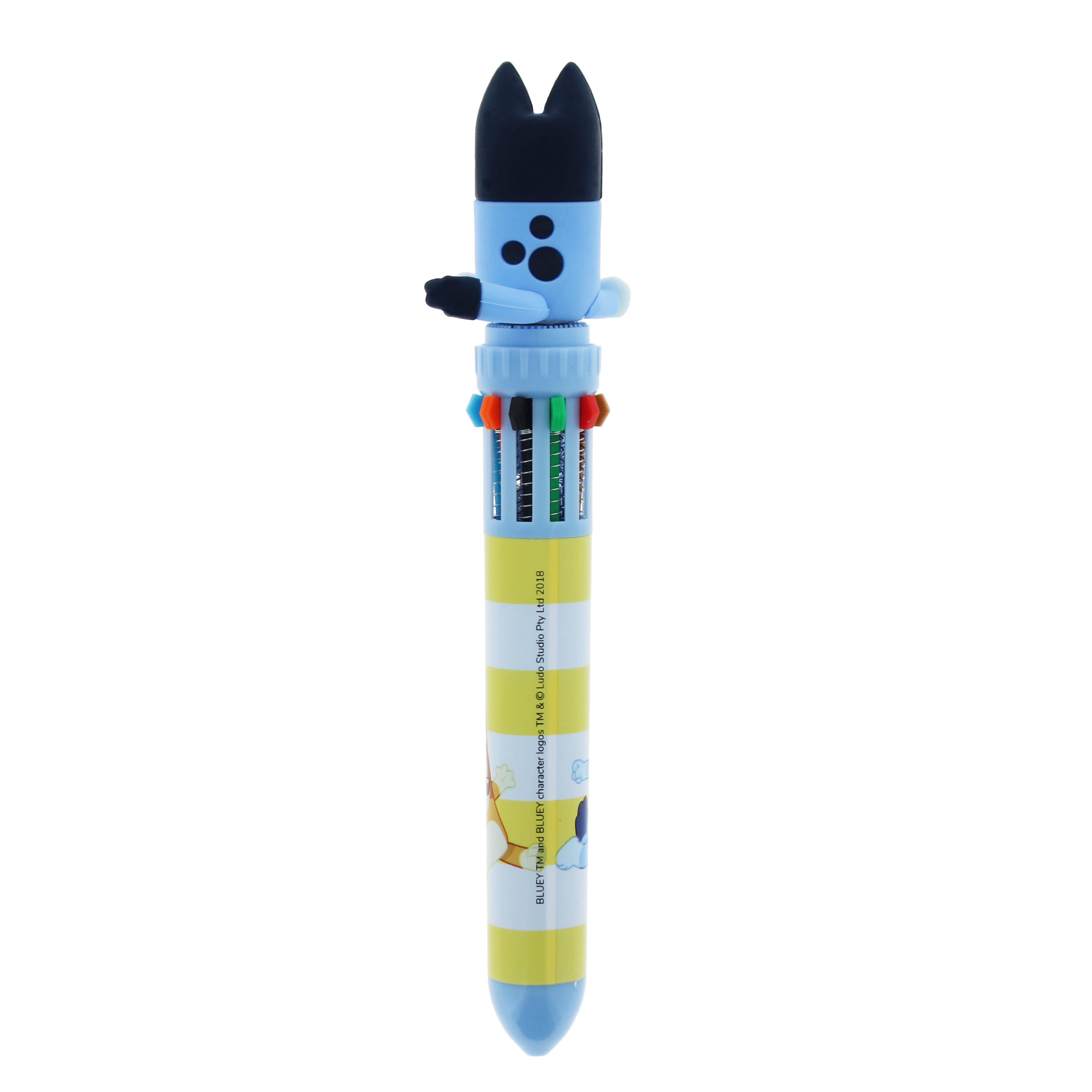 Bluey 10 Colour Spinny Pen