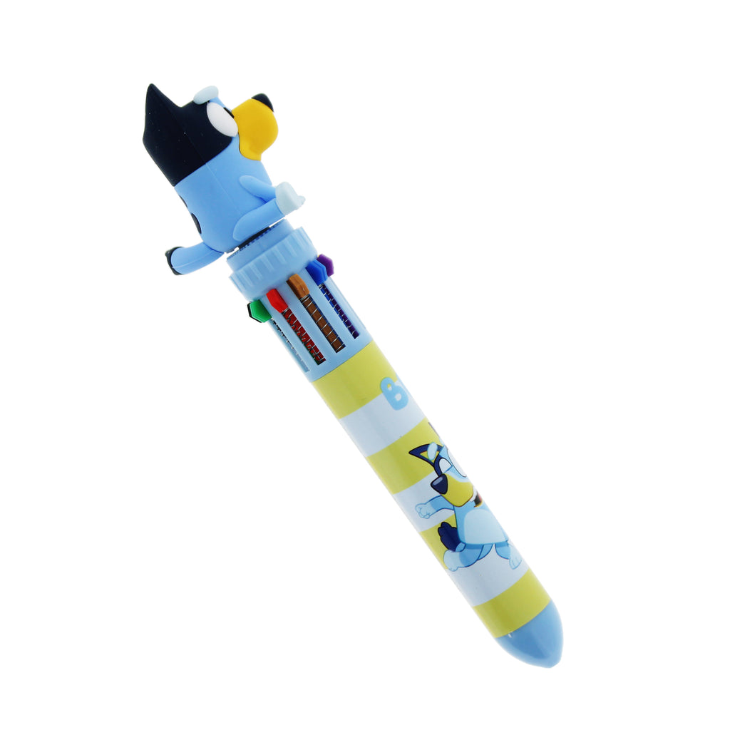 Bluey 10 Colour Spinny Pen