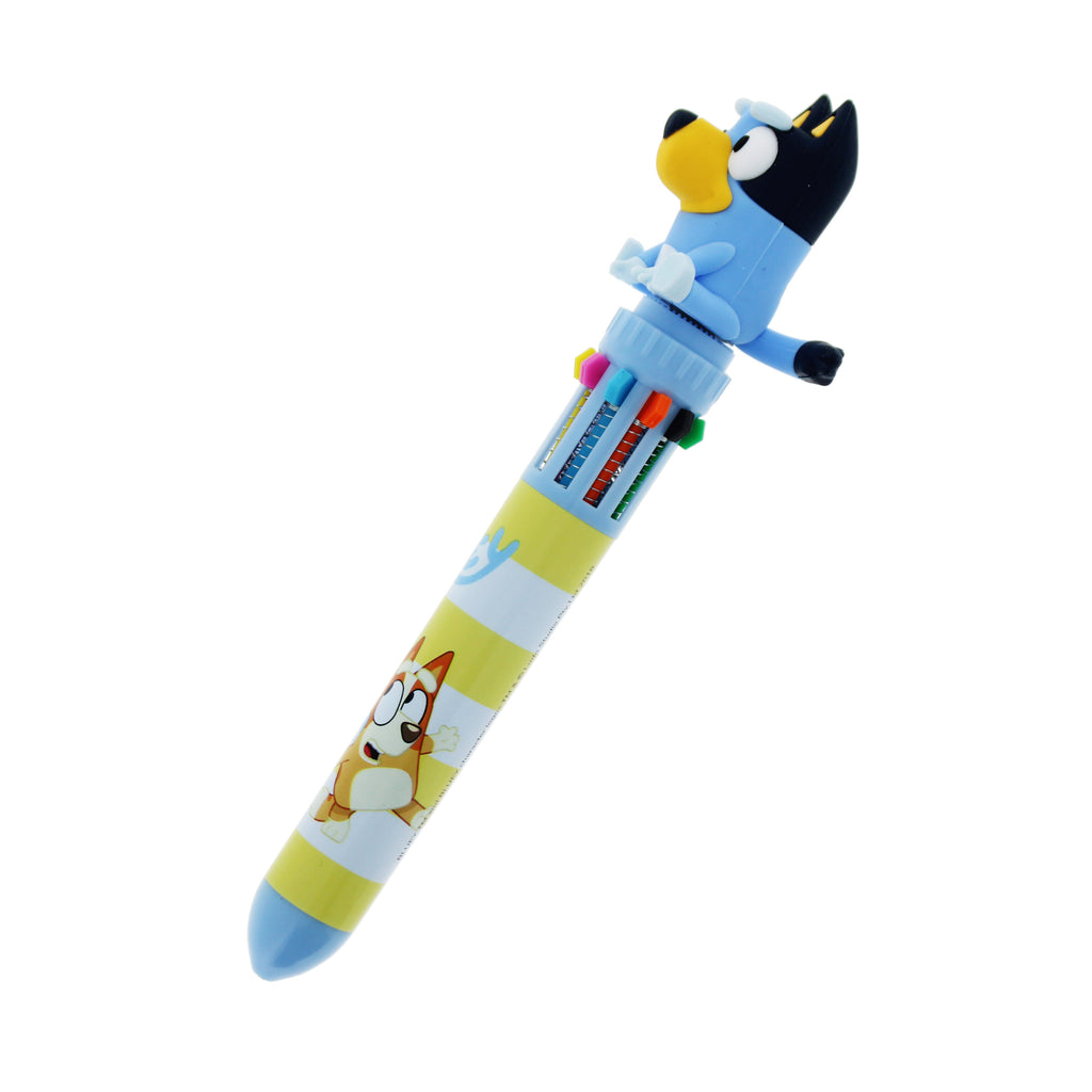 Bluey 10 Colour Spinny Pen