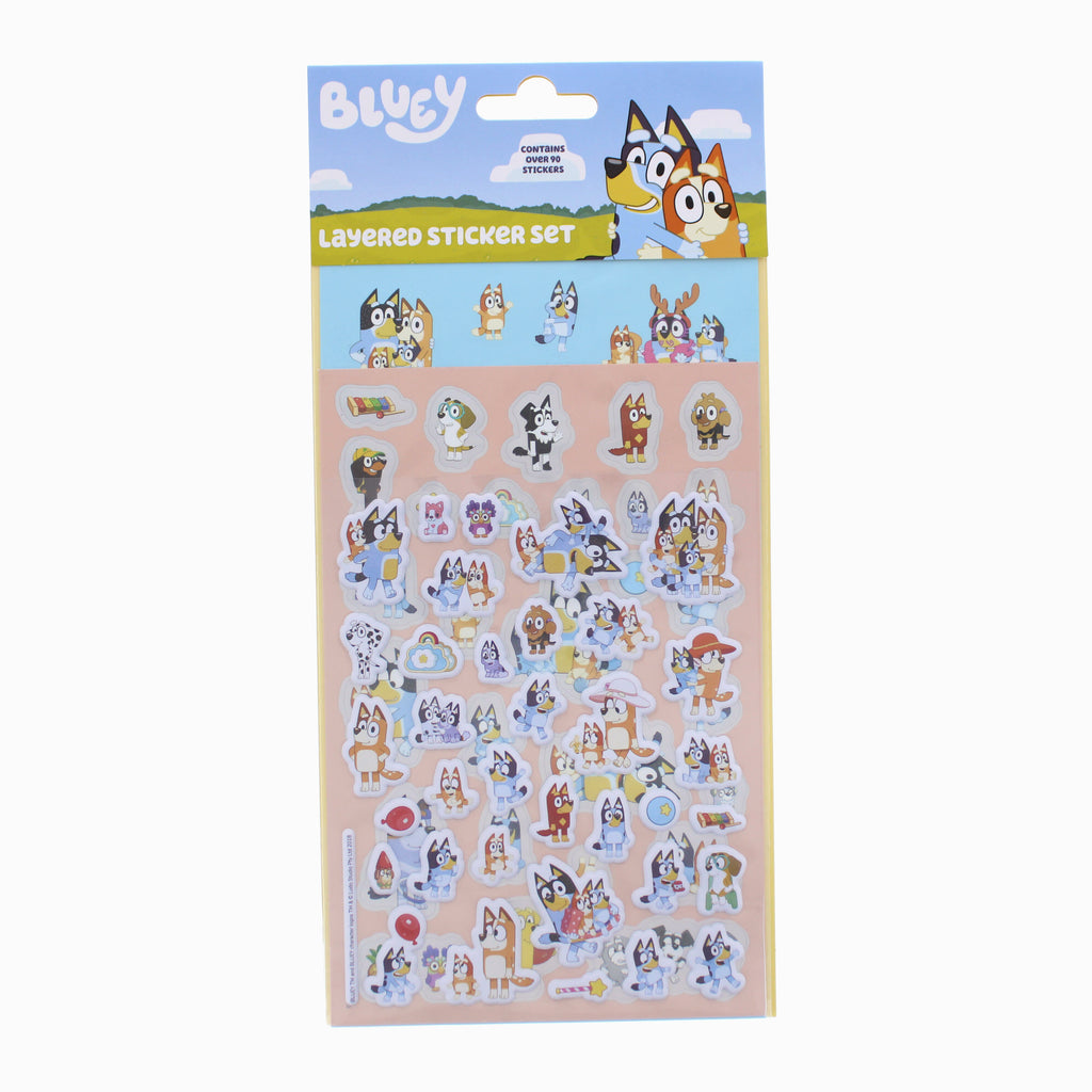 Bluey Layered Sticker Set