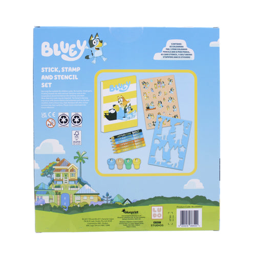 Bluey Stick, Stamp & Stencil Set