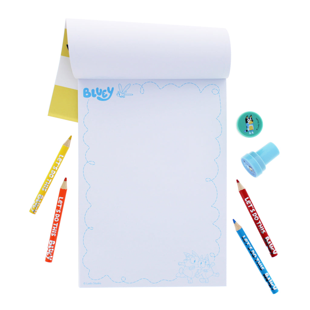 Bluey Stick, Stamp & Stencil Set