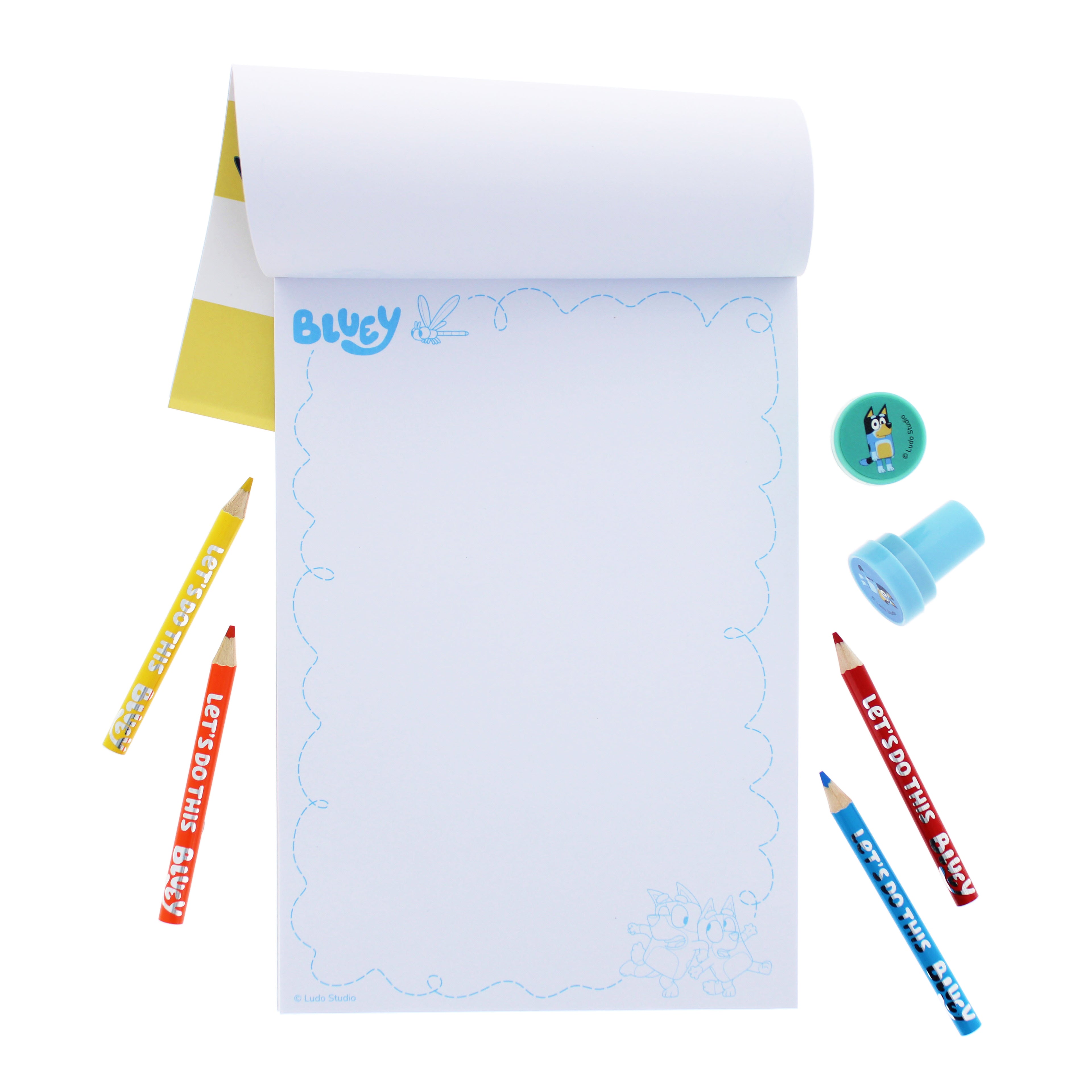 Bluey Stick, Stamp & Stencil Set