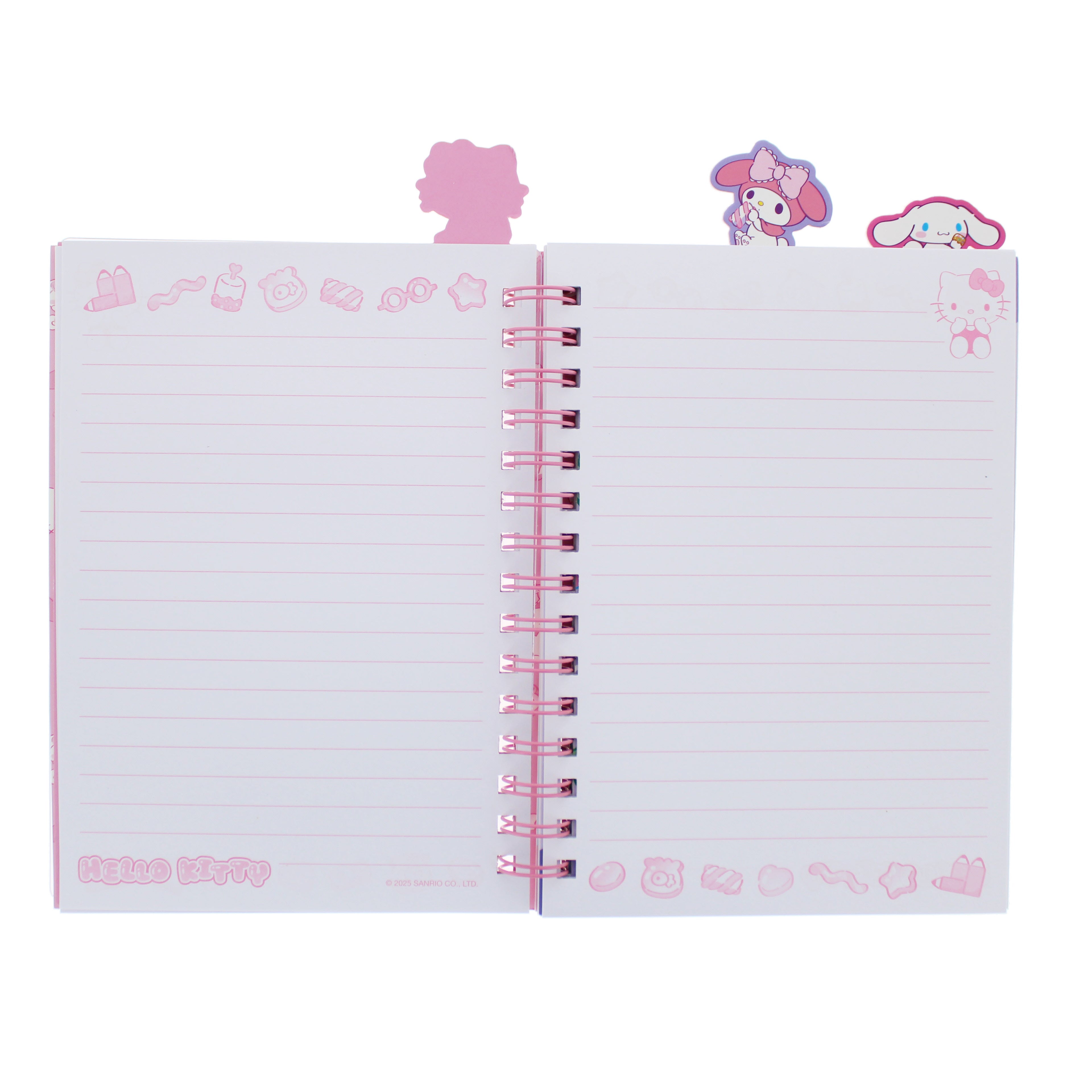 Hello Kitty Sweets Glitter Notebook