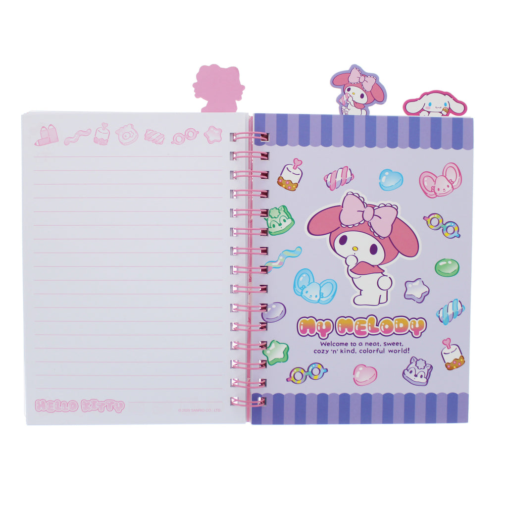 Hello Kitty Sweets Glitter Notebook