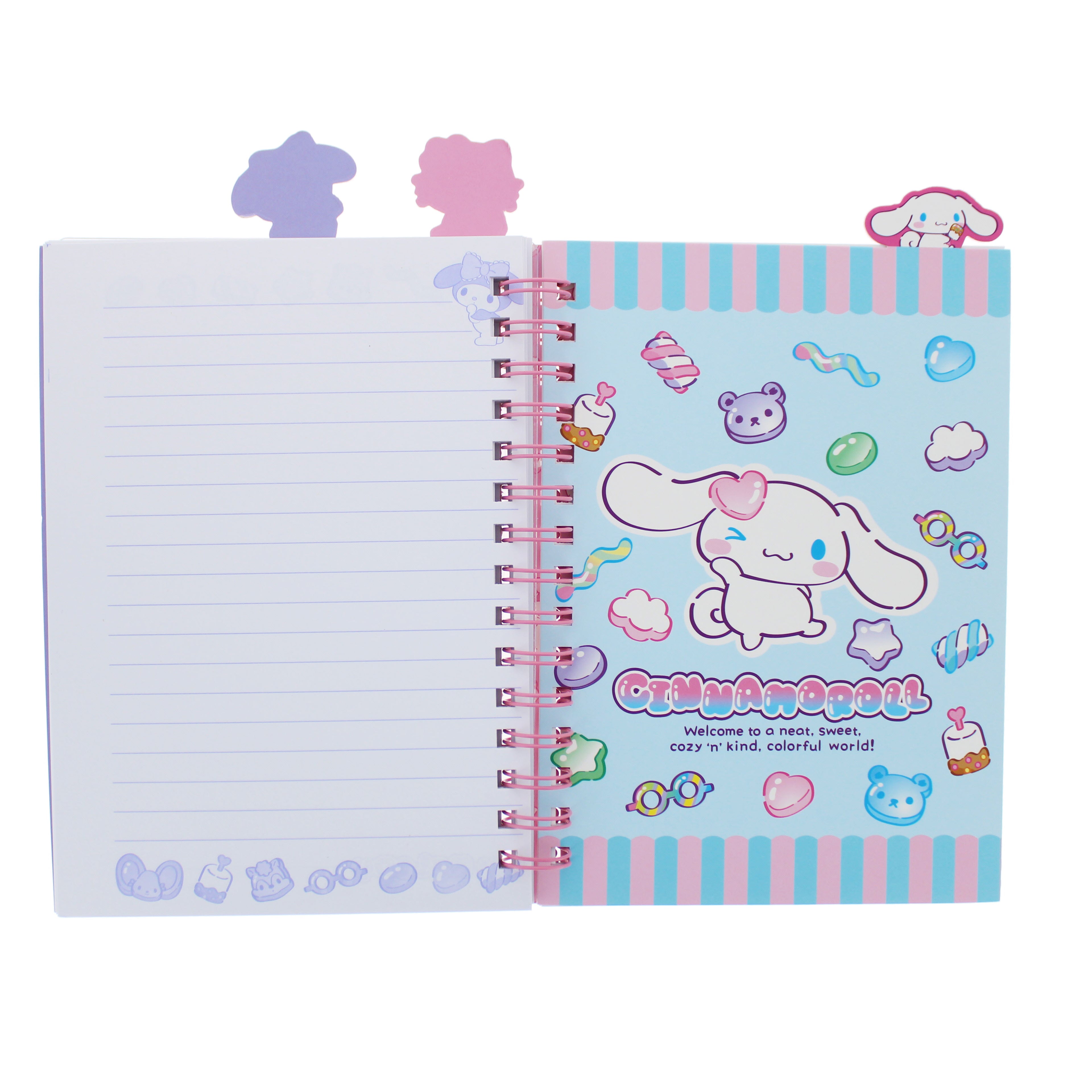 Hello Kitty Sweets Glitter Notebook