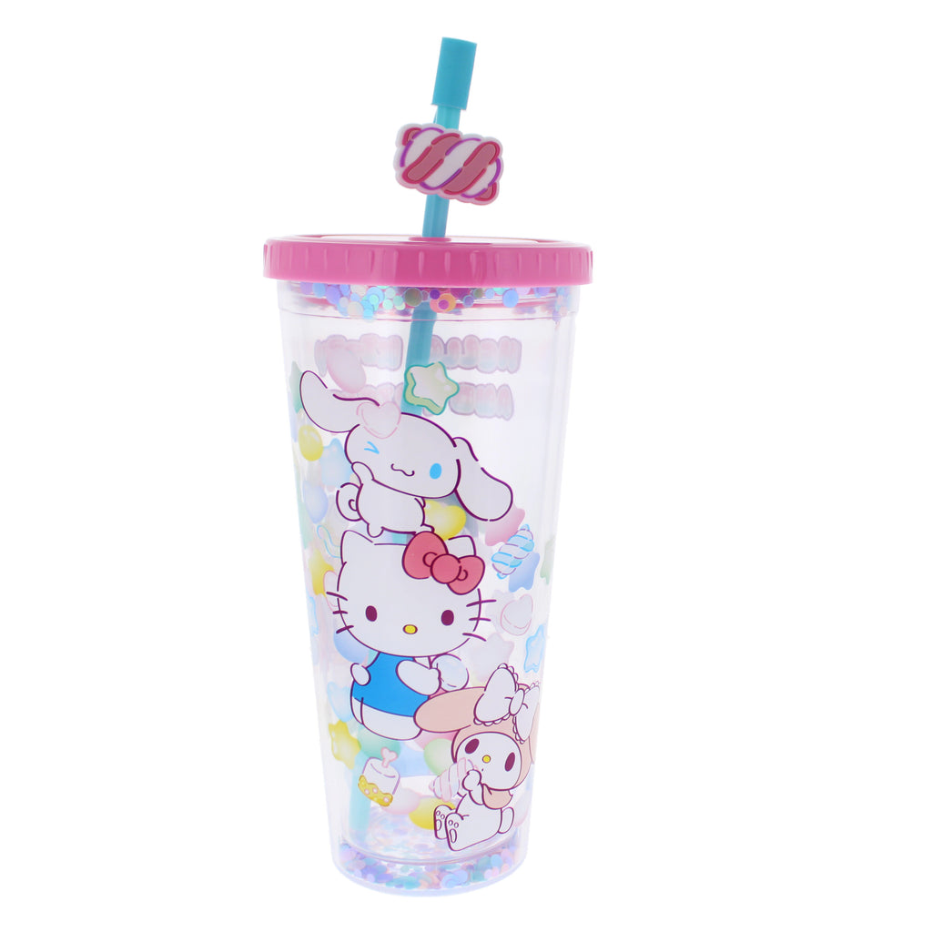 Hello Kitty Sweets Beaker & Straw