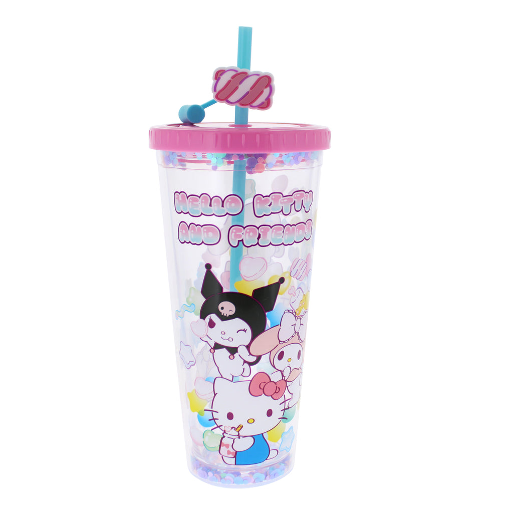 Hello Kitty Sweets Beaker & Straw