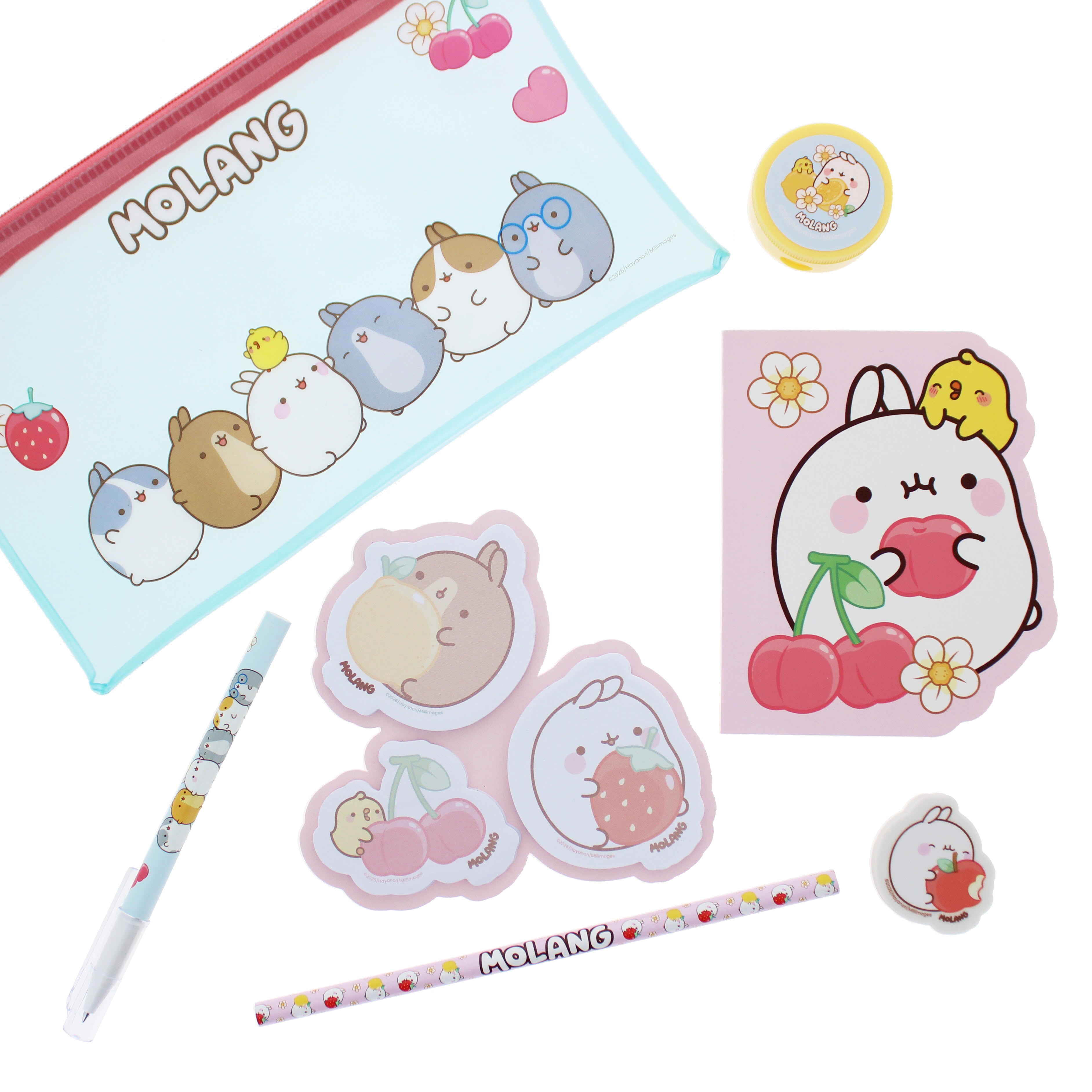 Molang Fruits Stationery Set