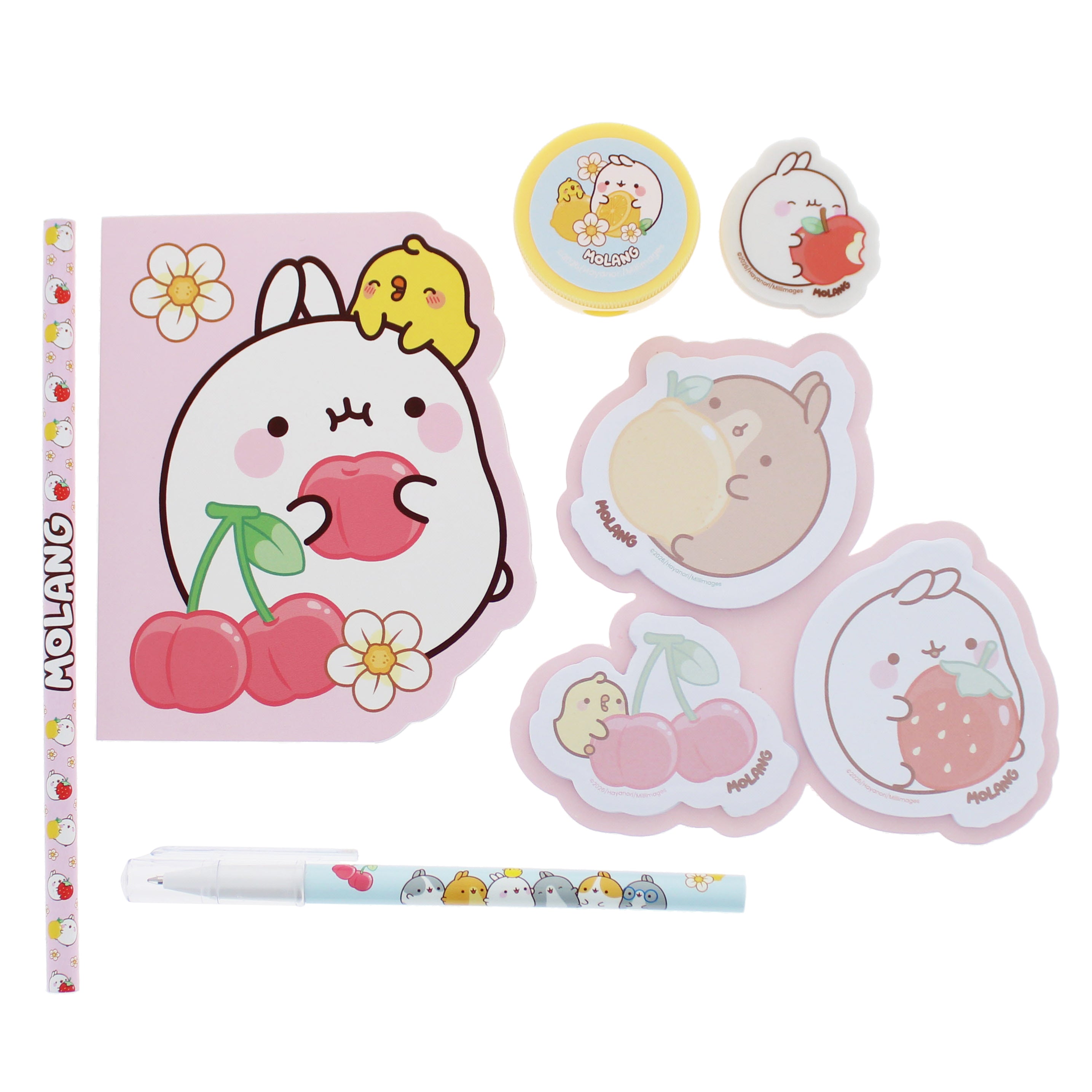 Molang Fruits Stationery Set