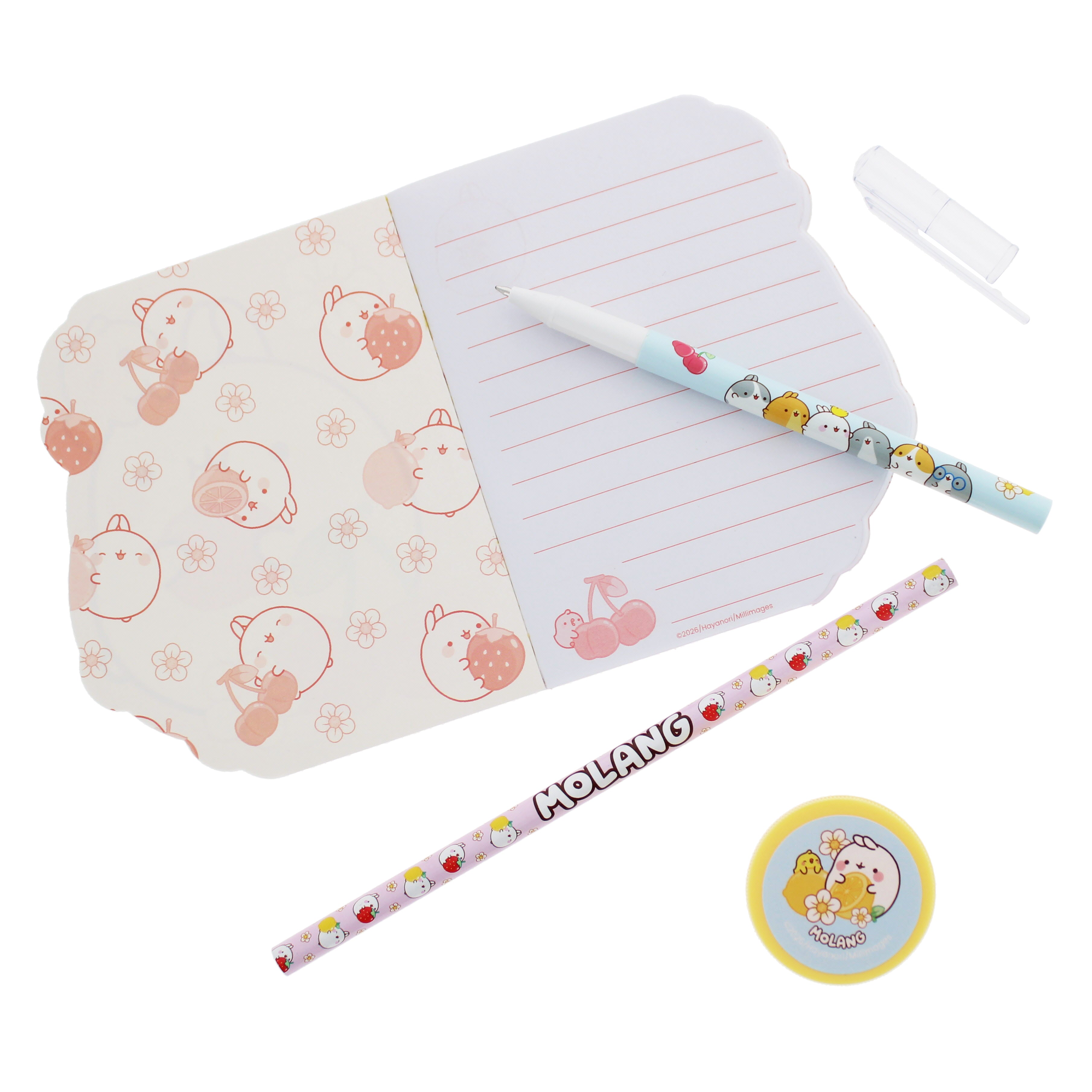 Molang Fruits Stationery Set