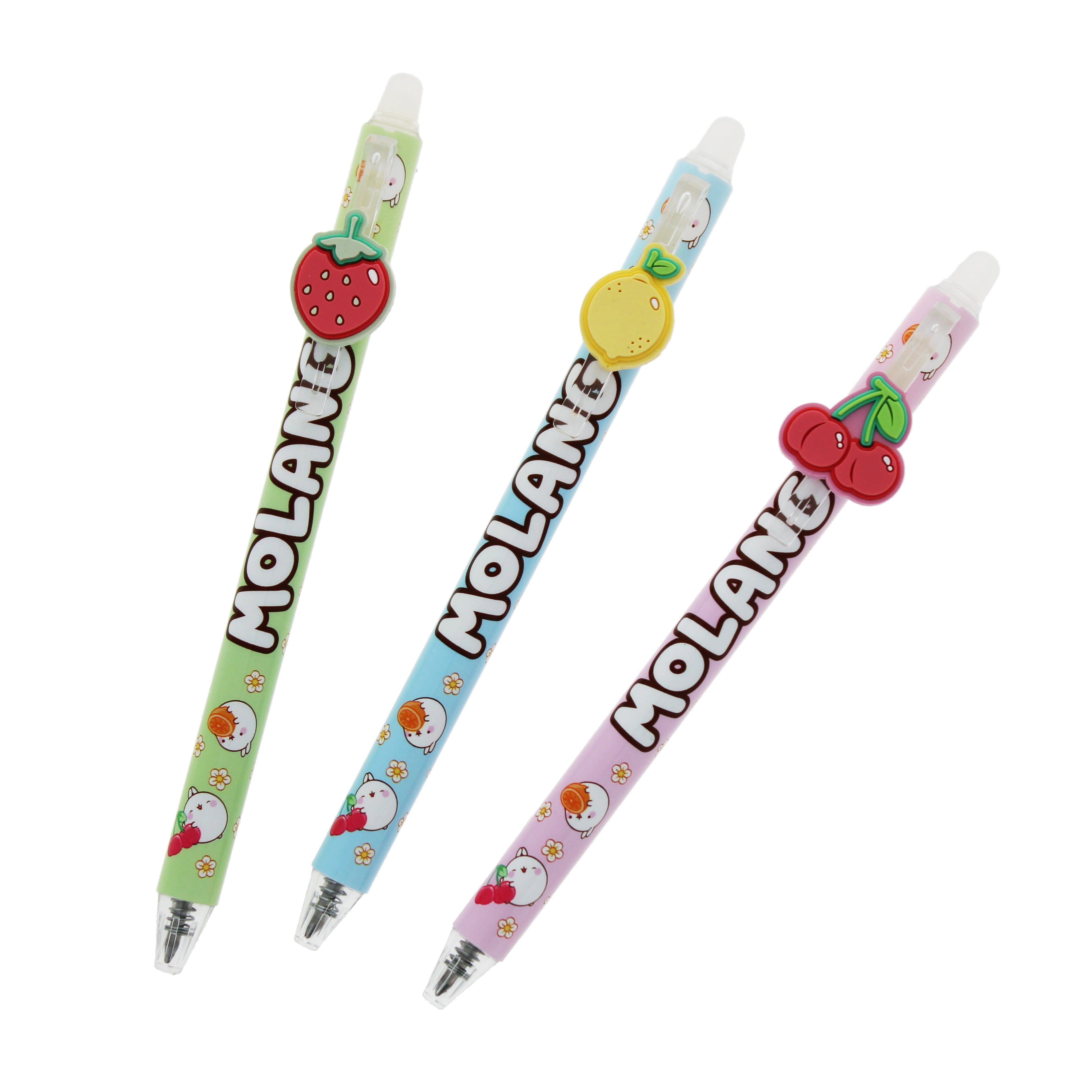 Molang Fruits Erasable Gel Pens