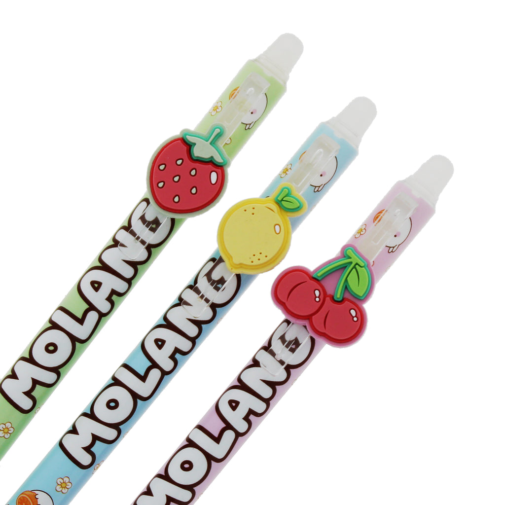 Molang Fruits Erasable Gel Pens