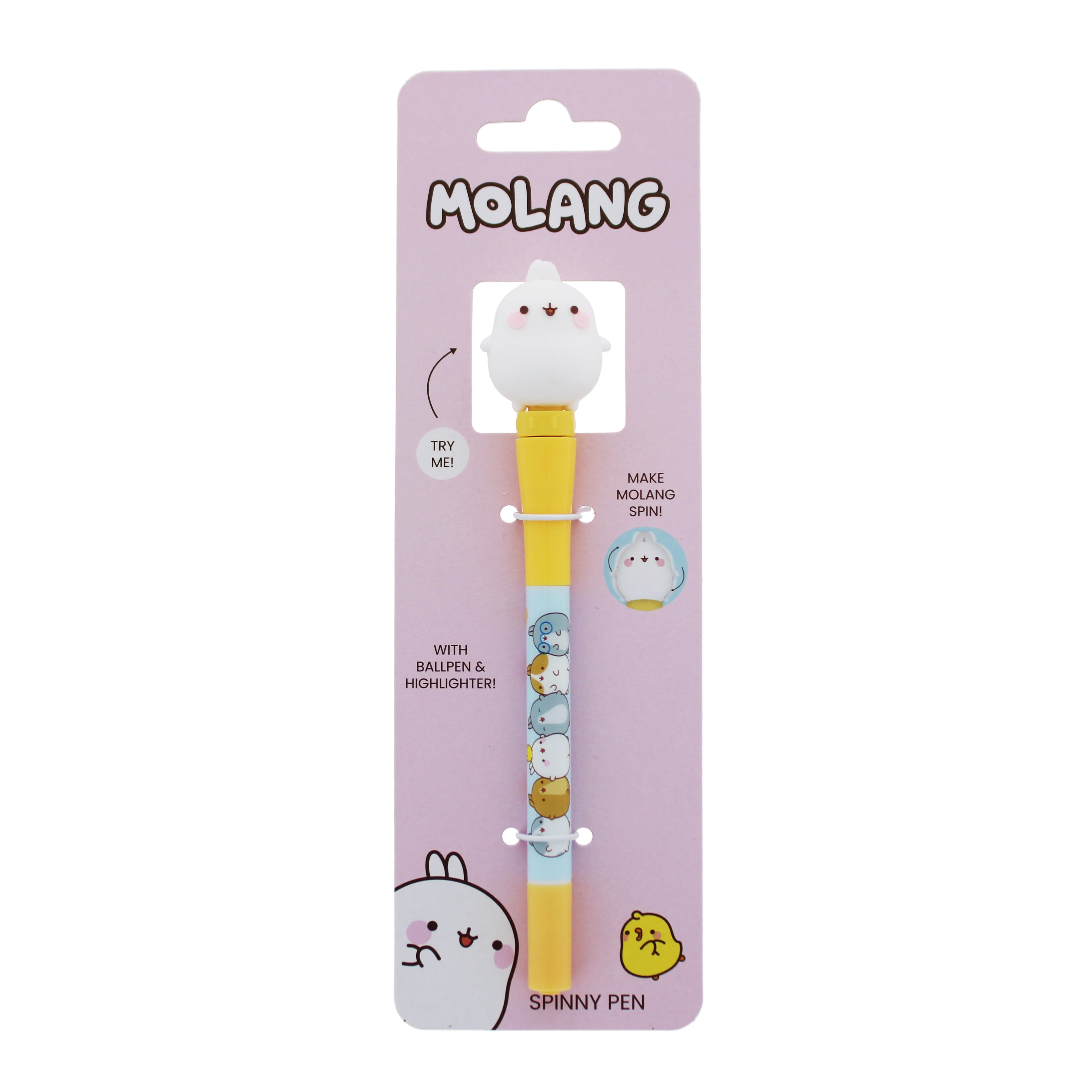 Molang Fruits Spinny Pen