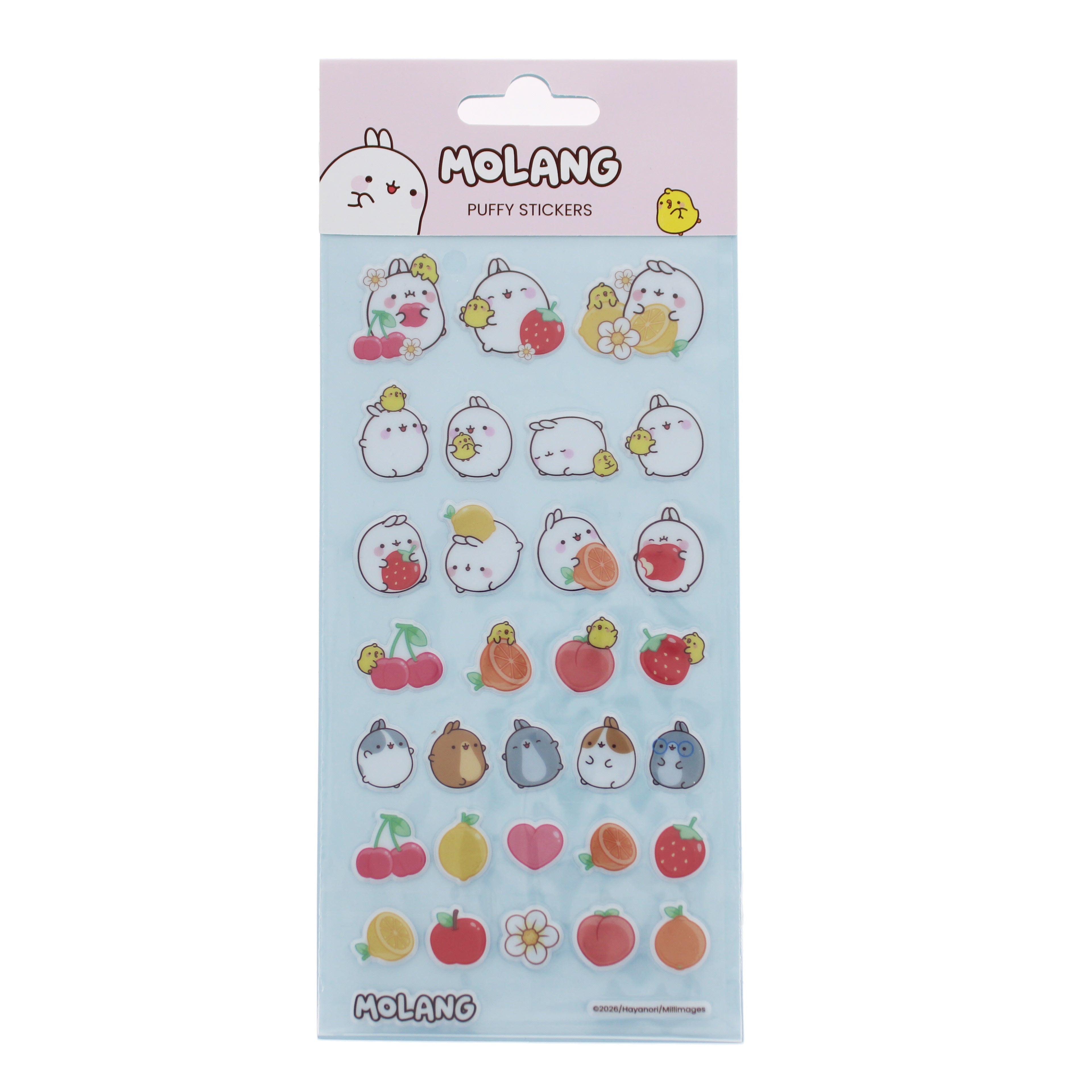 Molang Fruit Stickers