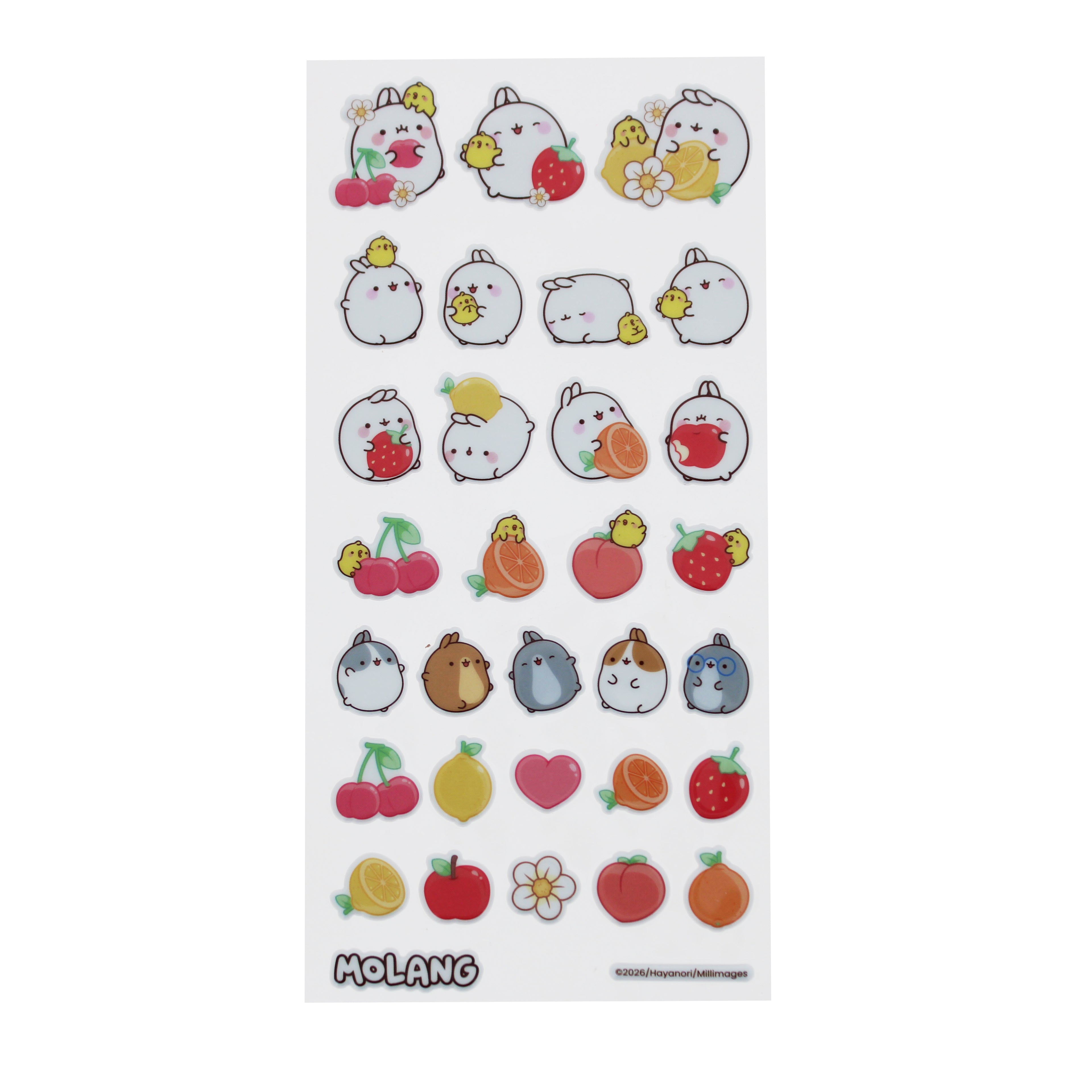 Molang Fruit Stickers