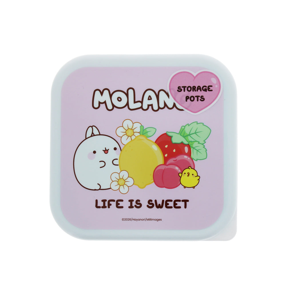 Molang Fruits Storage Pots