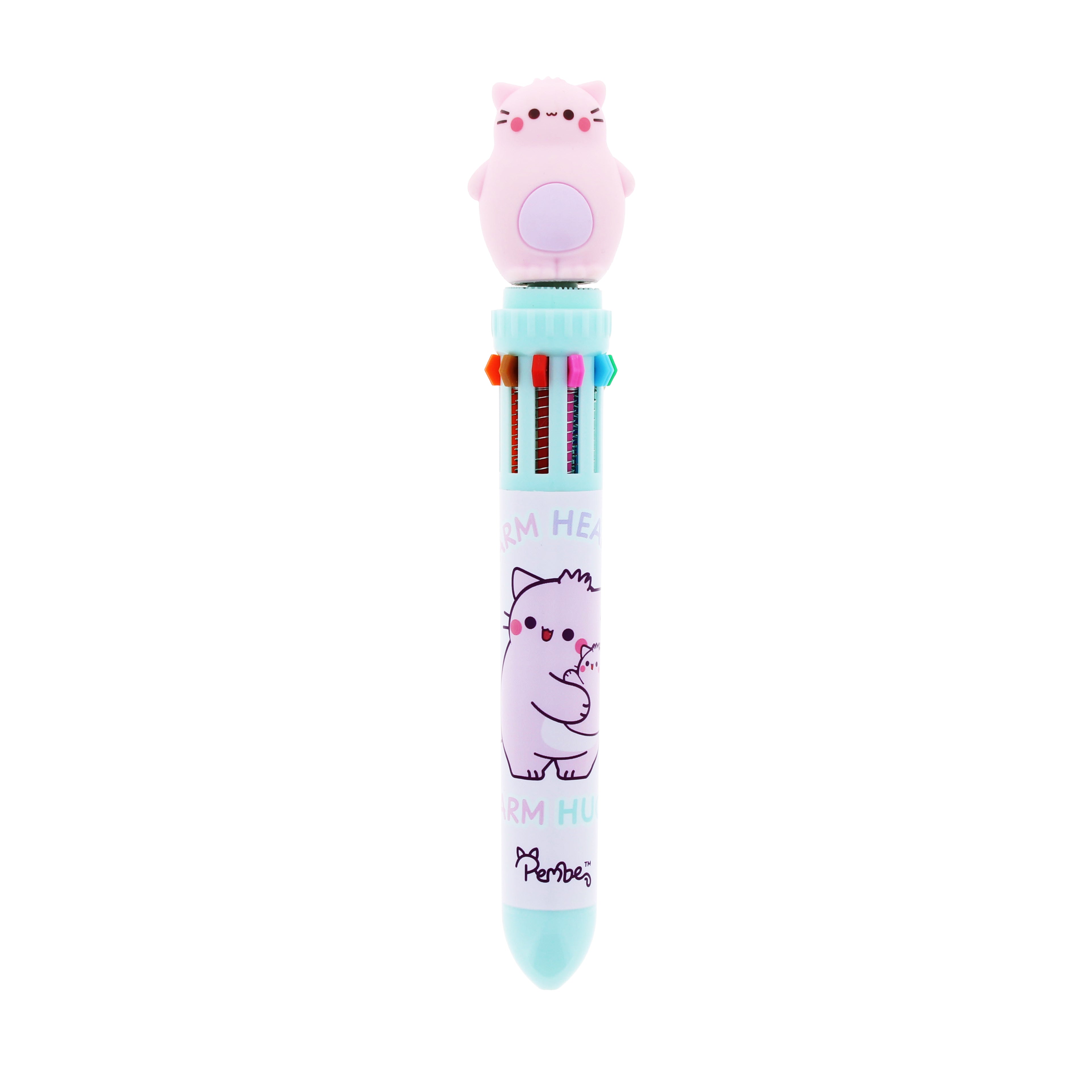 Pembe 10 Colour Spinny Pen