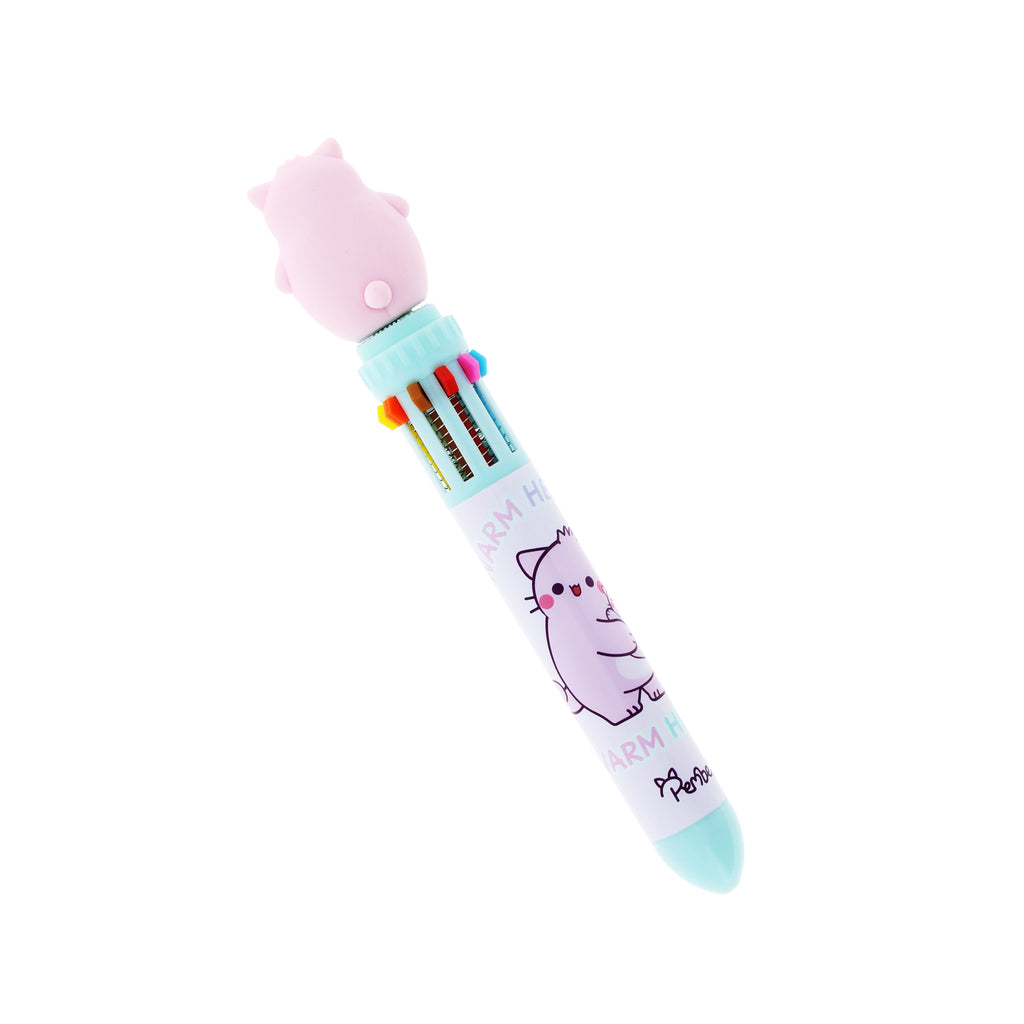 Pembe 10 Colour Spinny Pen
