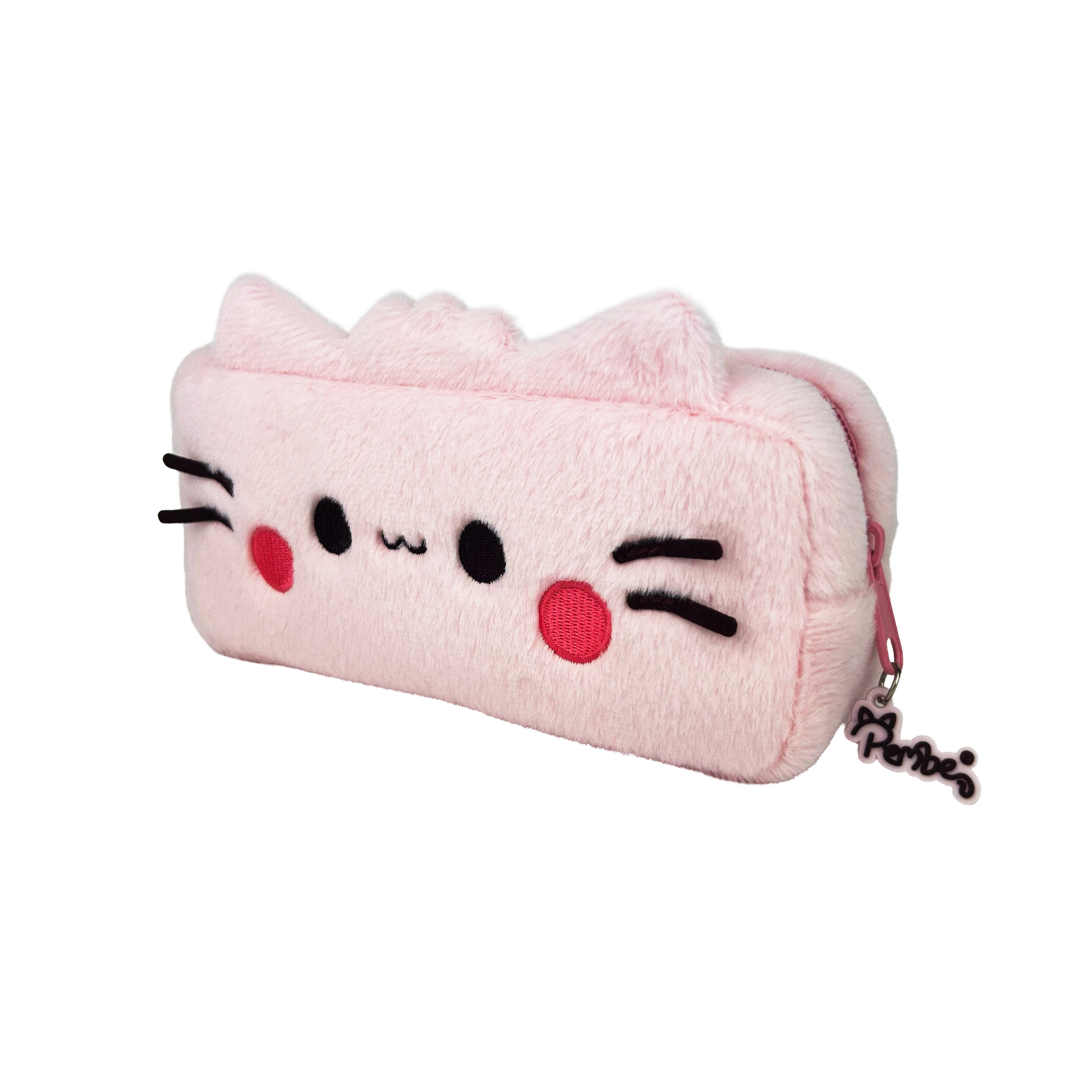 Pembe Plush Pencil Case