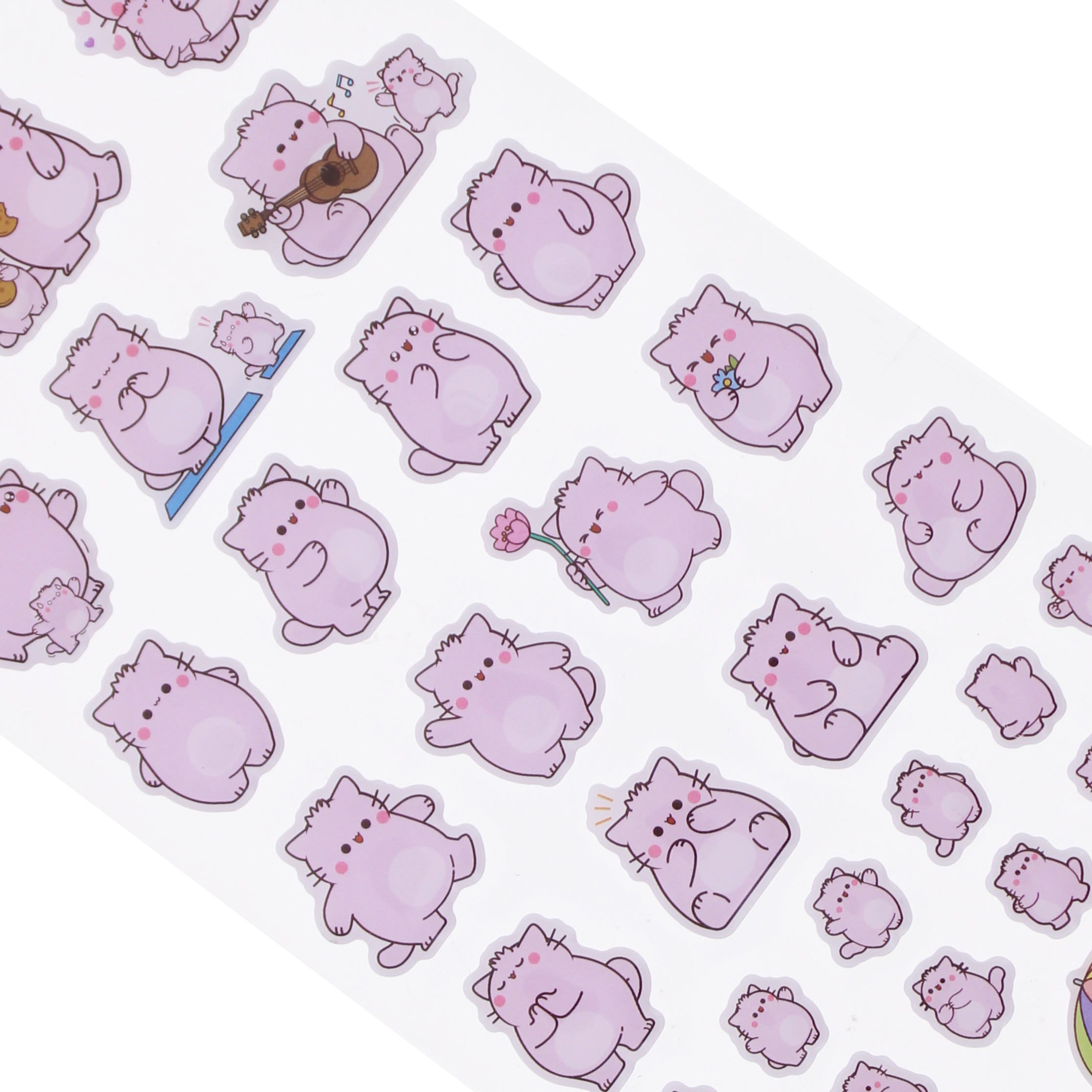 Pembe Puffy Stickers