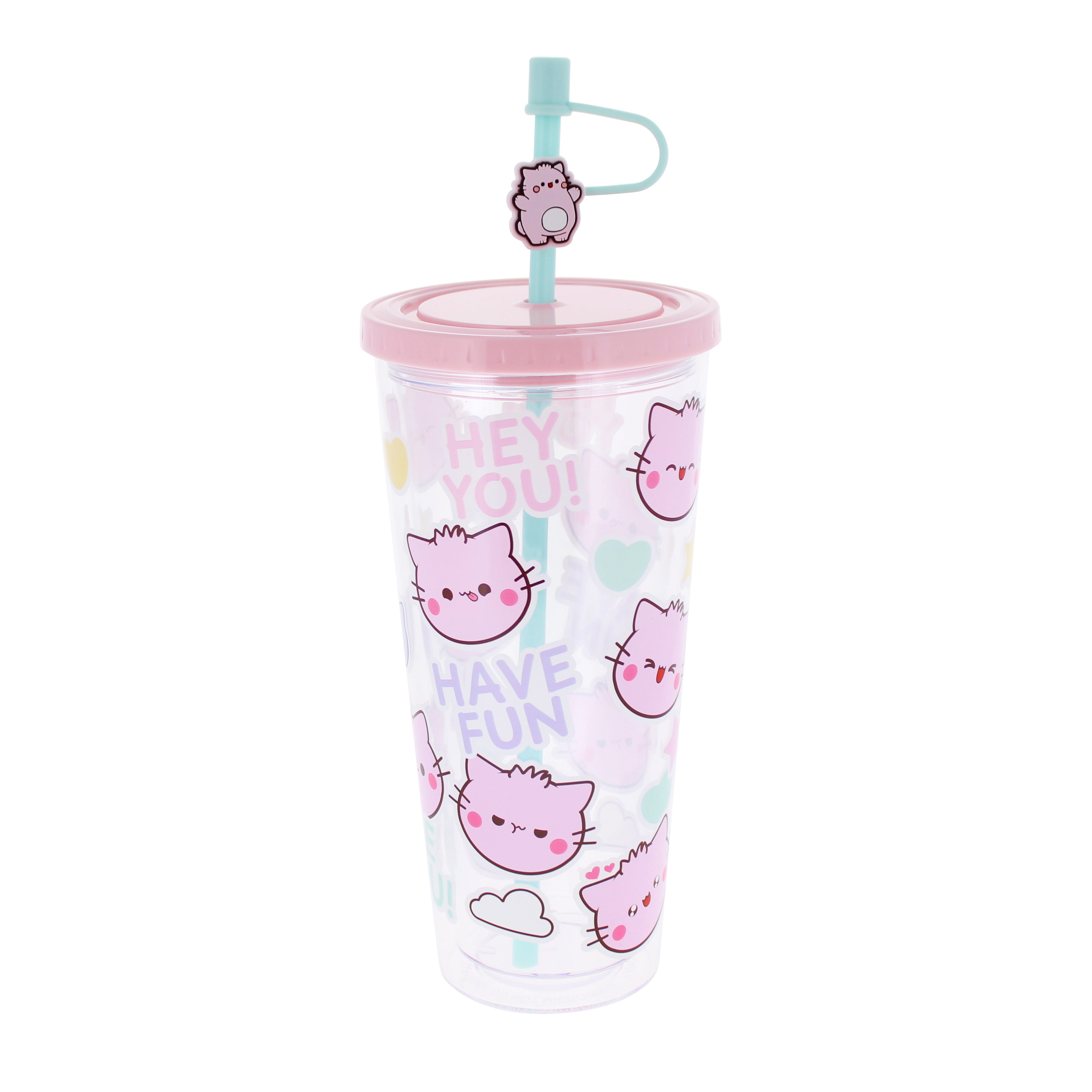 Pembe Beaker & Straw
