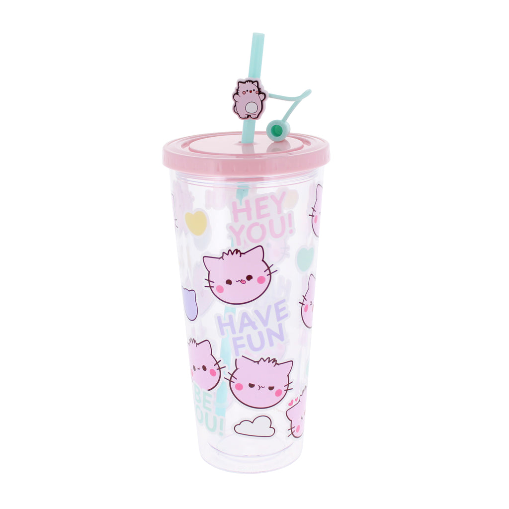 Pembe Beaker & Straw