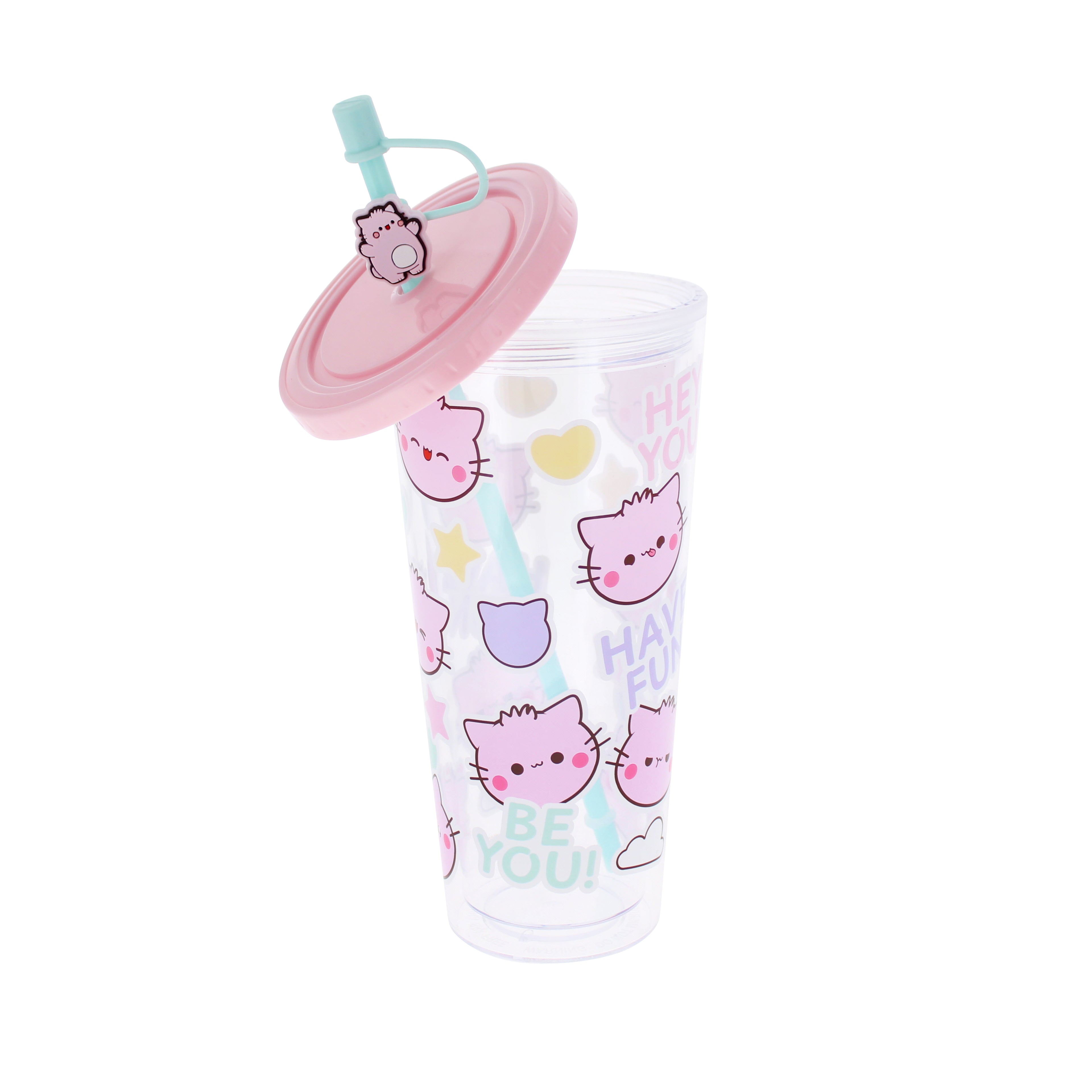Pembe Beaker & Straw