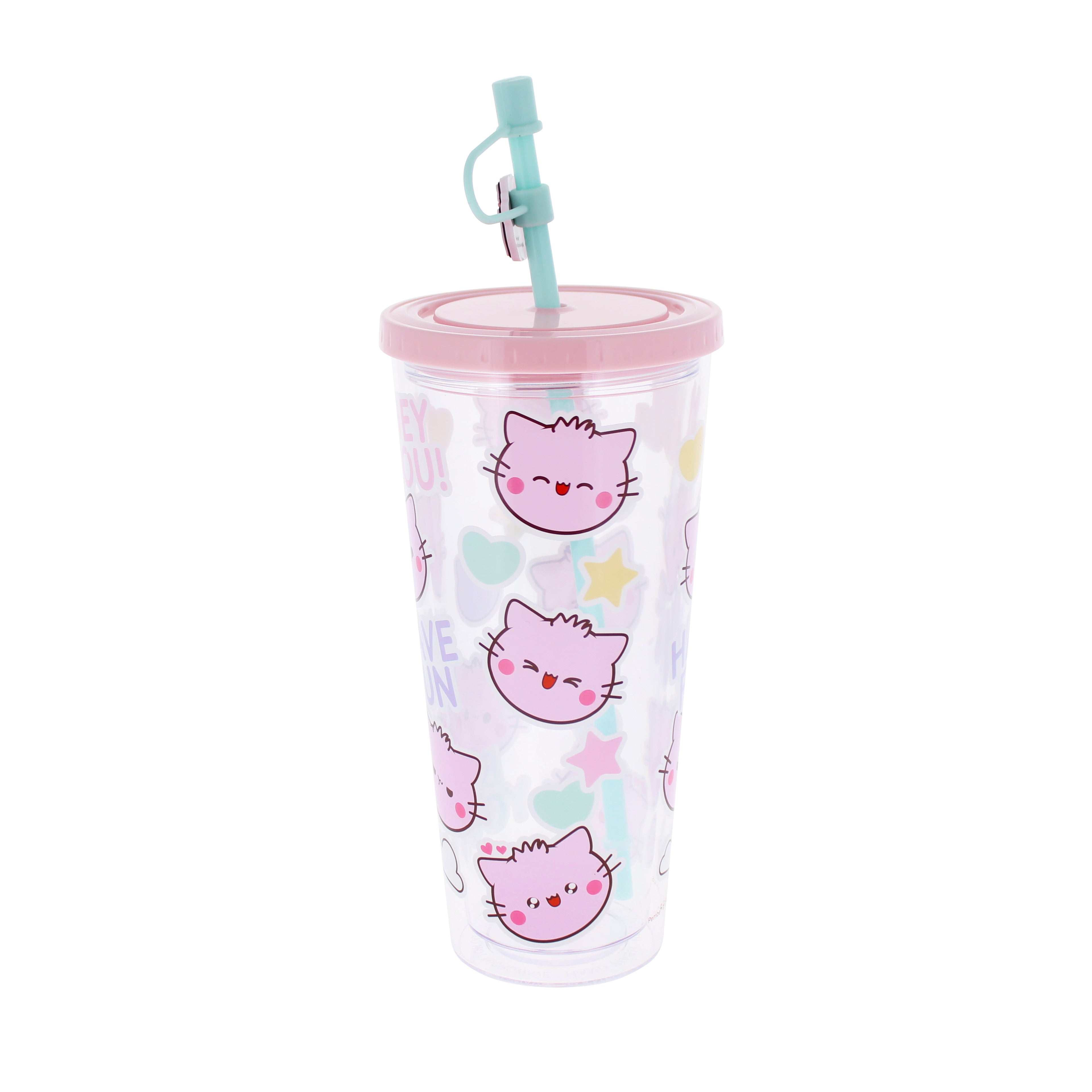 Pembe Beaker & Straw