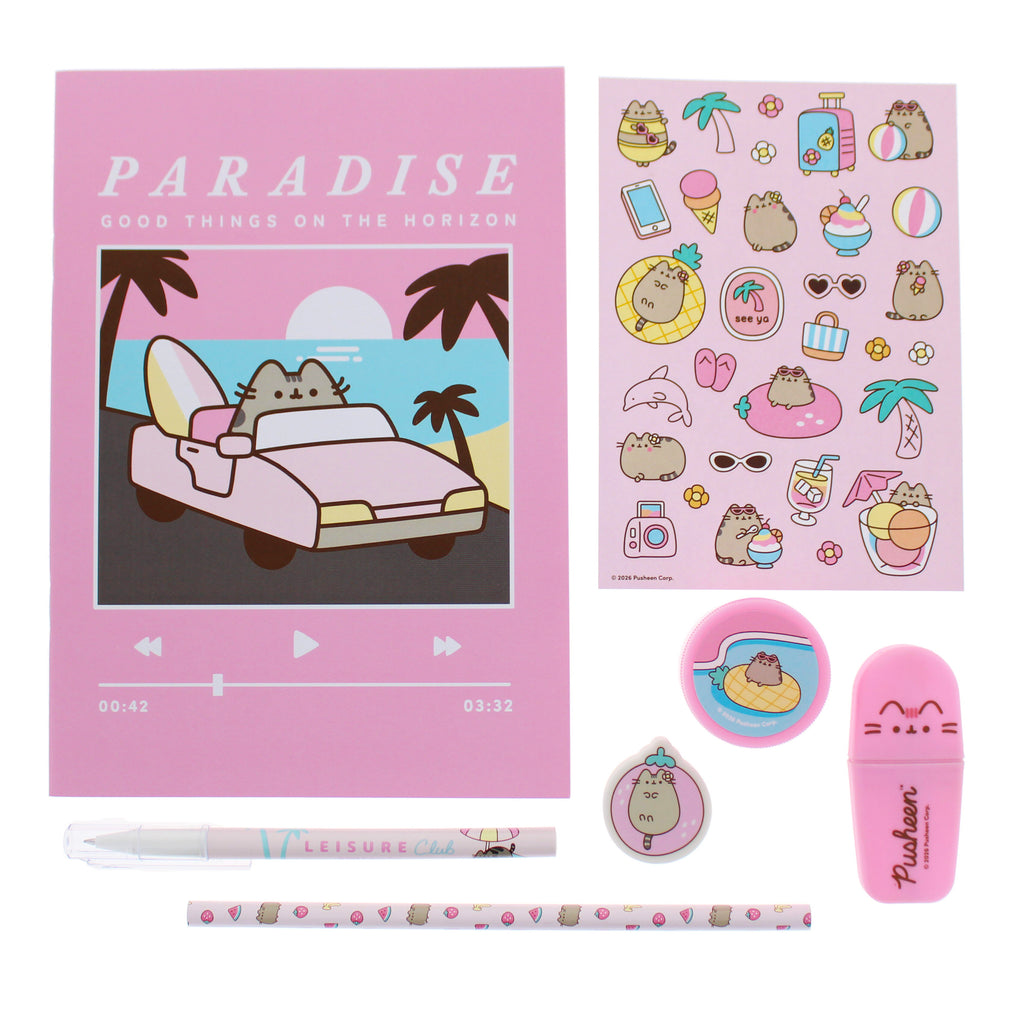 Pusheen Tropical Vacation Super Stationery Set