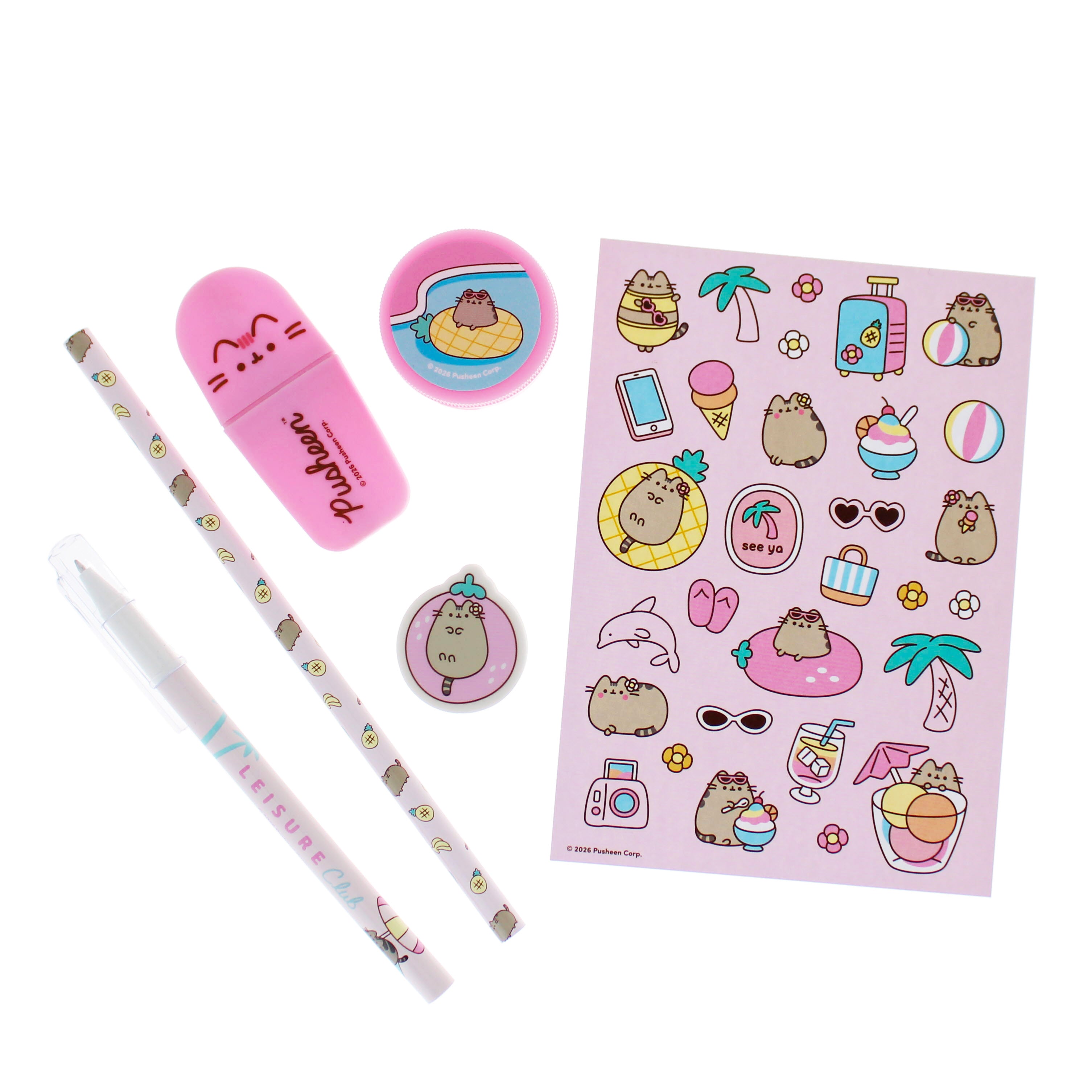 Pusheen Tropical Vacation Super Stationery Set