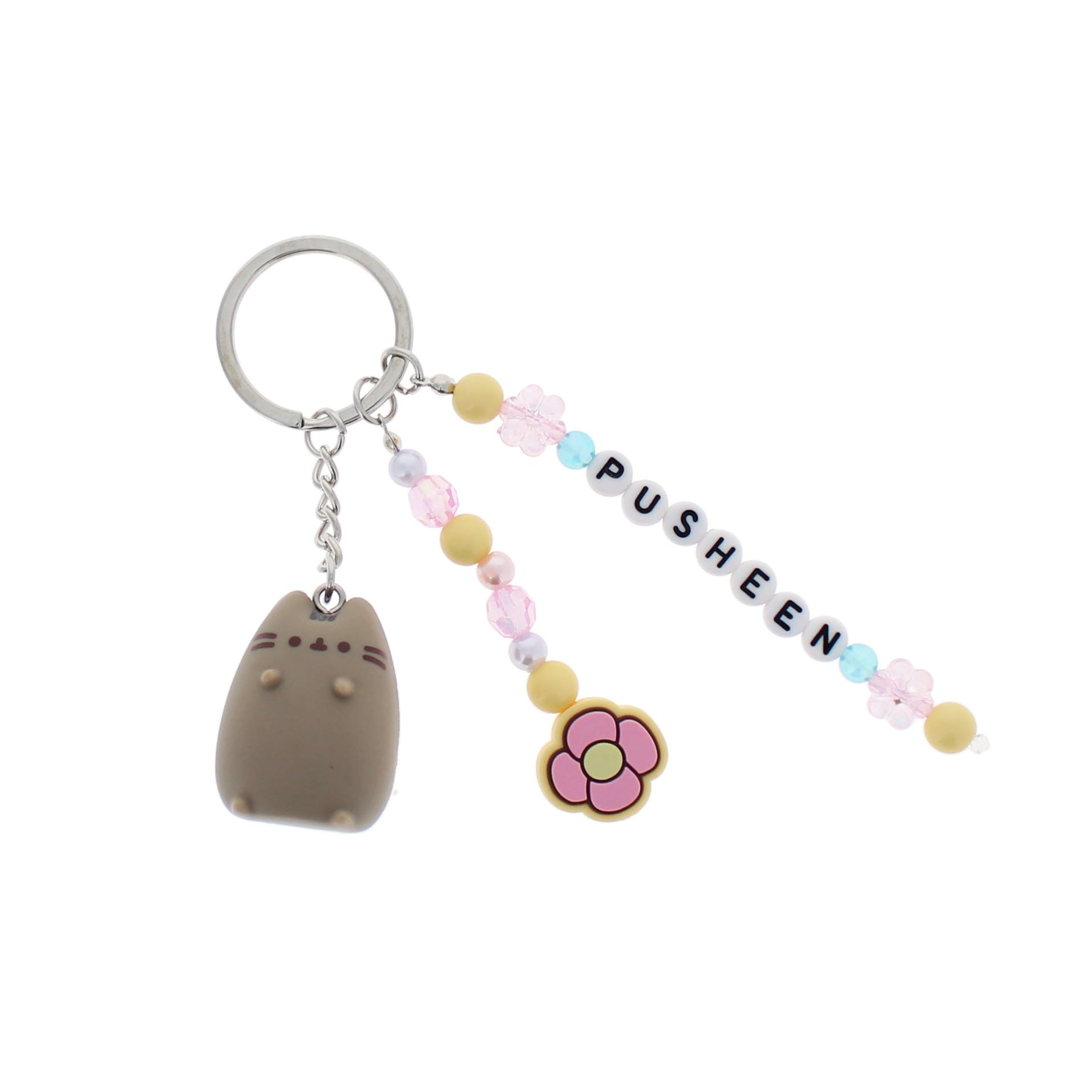 Pusheen Tropical Vacation Keyring