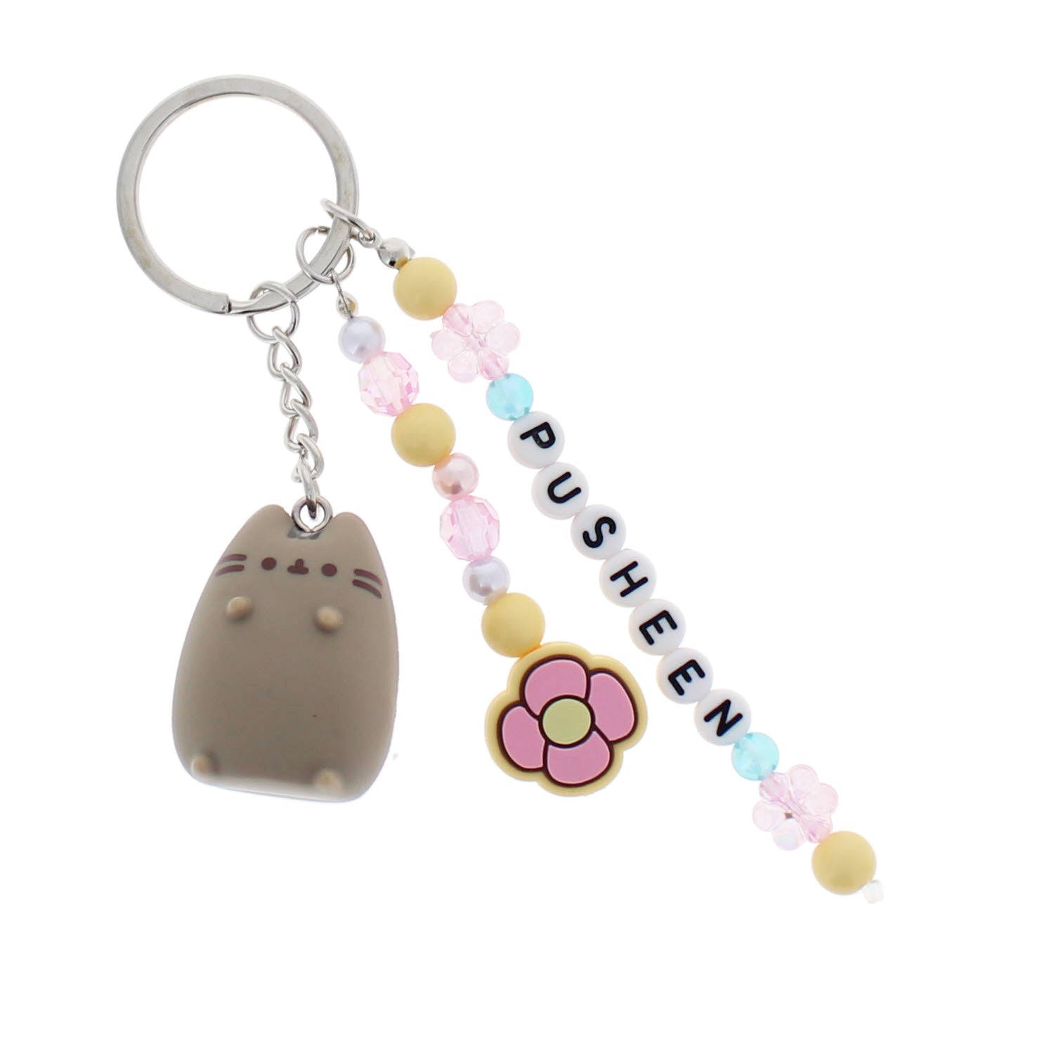 Pusheen Tropical Vacation Keyring