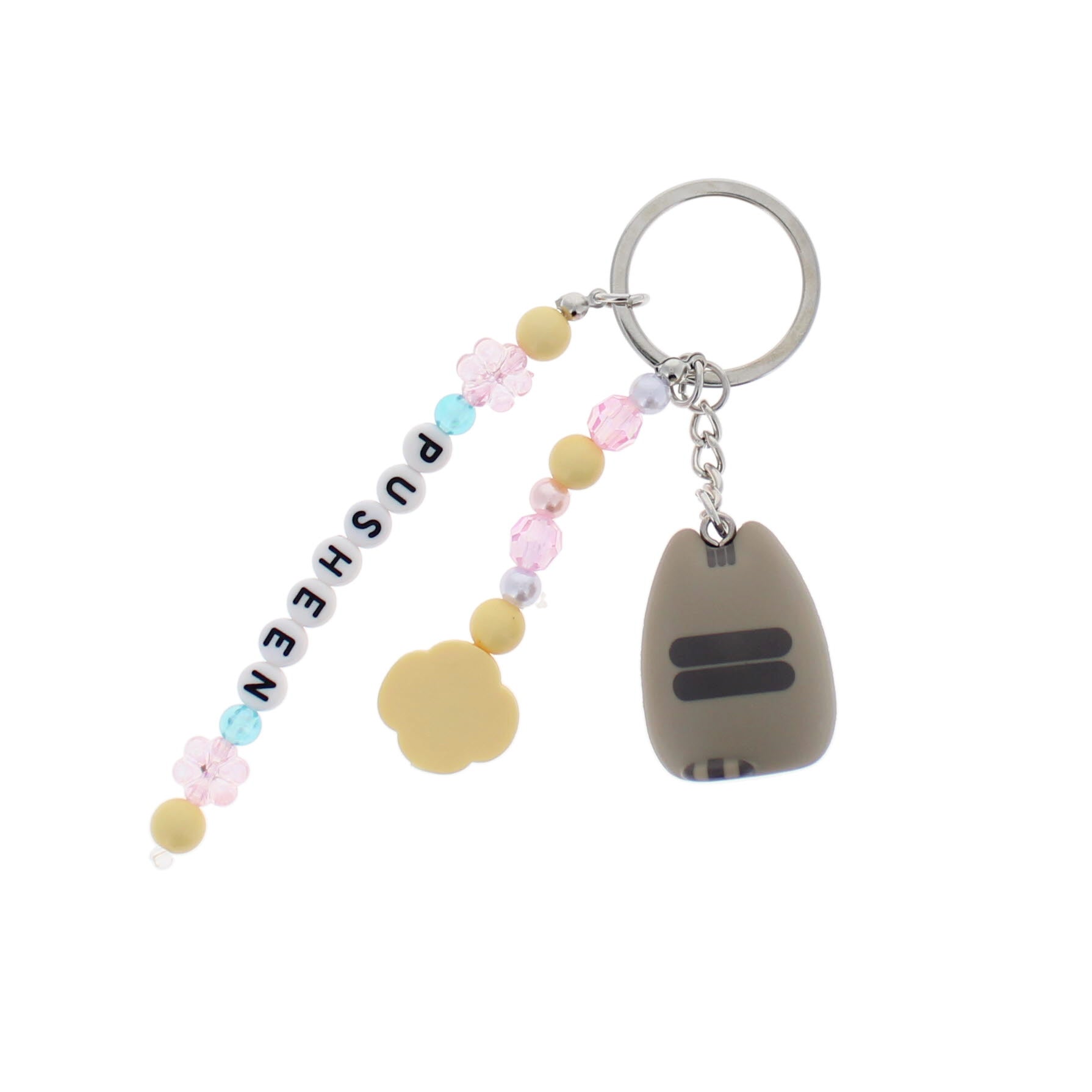 Pusheen Tropical Vacation Keyring