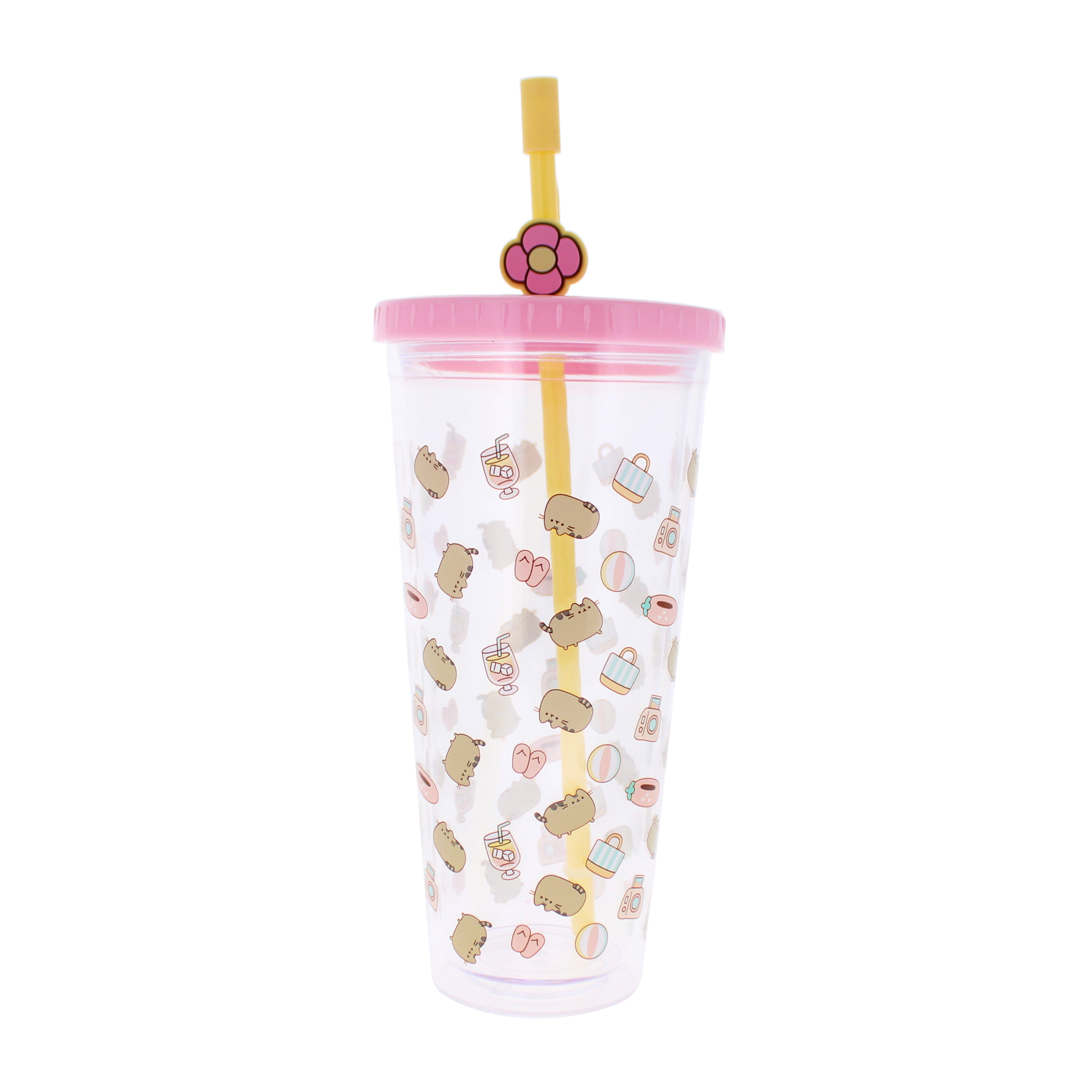 Pusheen Tropical Vacation Beaker & Straw